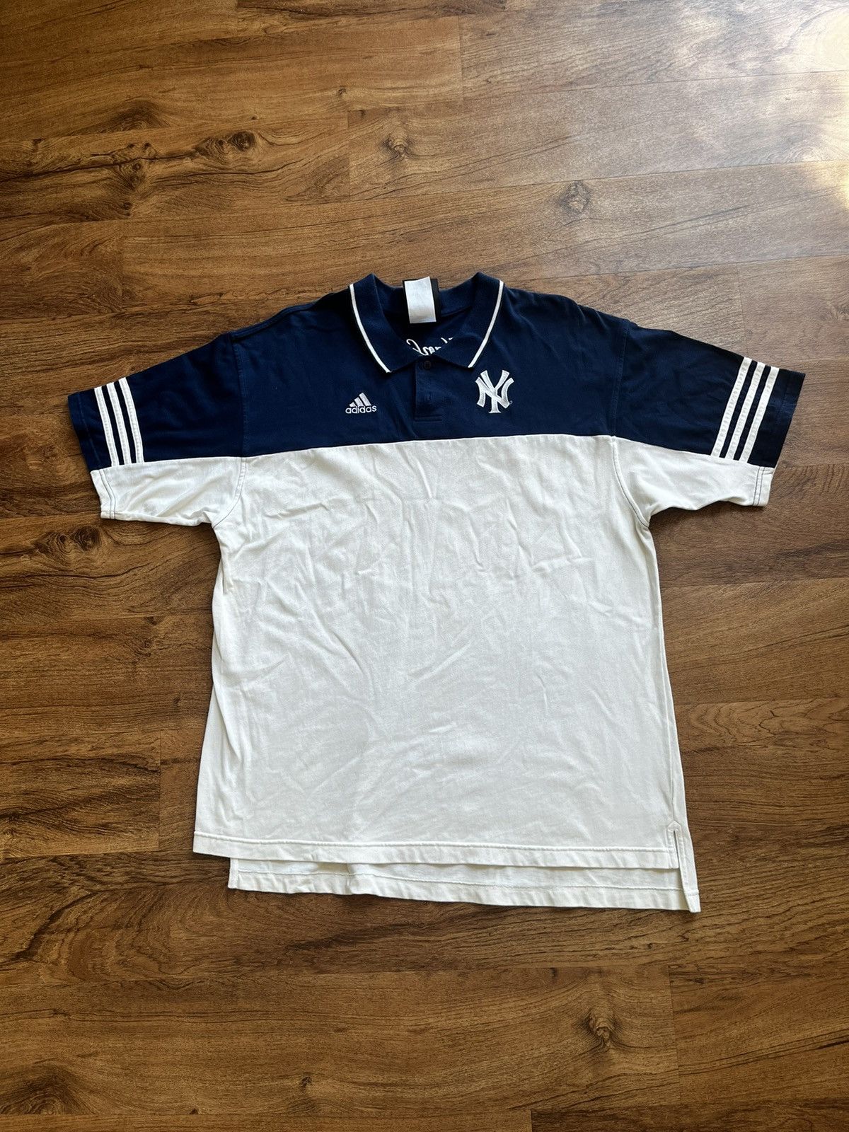 MLB Two-Tone Adidas NY Yankees Polo Shirt Size US L / EU 52-54 / 3 - 1 Thumbnail