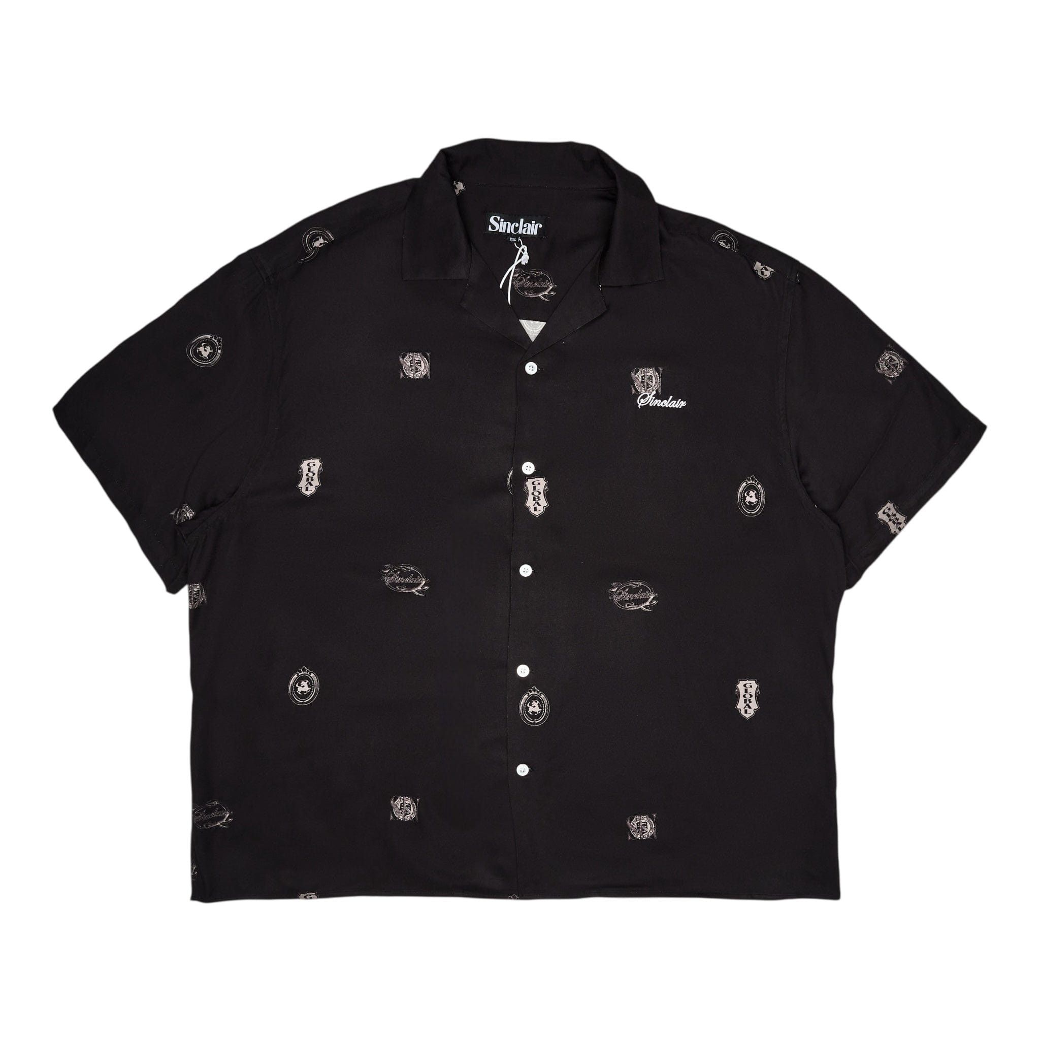 Sinclair Global Legal Tender Vacation Short Sleeve Button Up Shirt Black Size US S / EU 44-46 / 1 - 1 Thumbnail