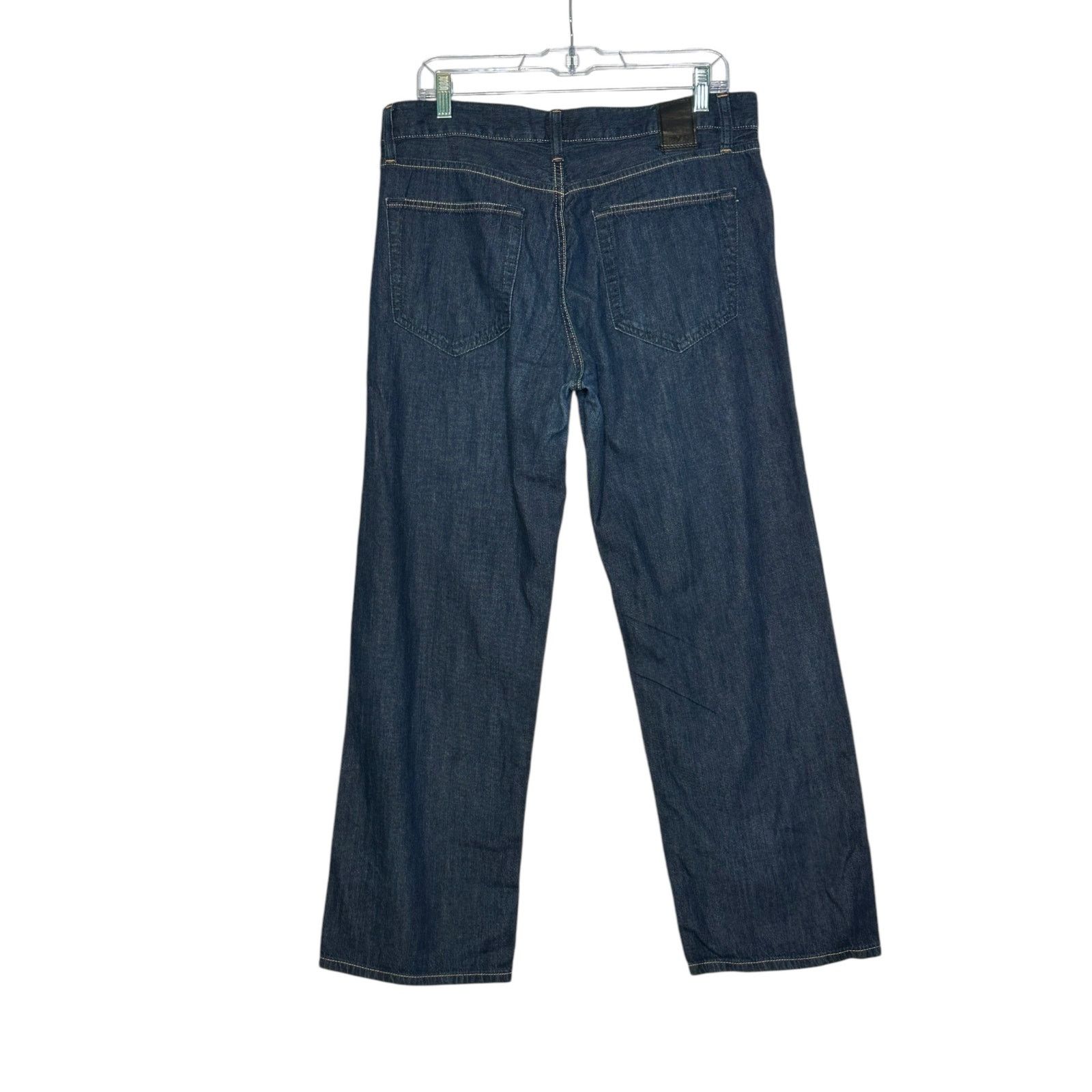 Hugo Boss Hugo Boss blue straight wider legs baggy jeans size 34 Size US 34 / EU 50 - 9 Thumbnail