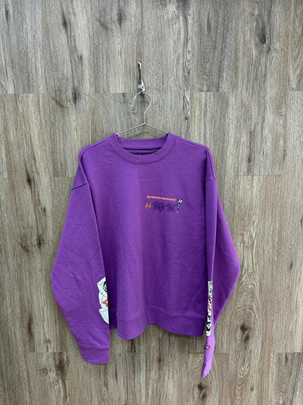 Chrome Hearts Chrome Hearts Purple Matty Boy Crewneck Size US S / EU 44-46 / 1 - 1 Thumbnail