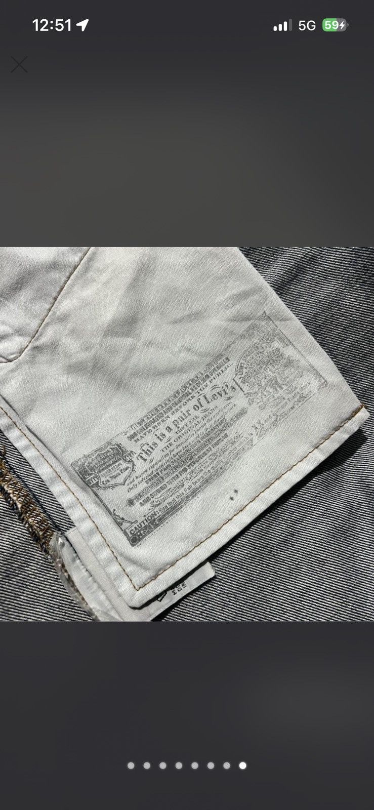 Levi's Vintage Clothing Vintage 90s Levi’s 501 Button Jeans Size US 36 / EU 52 - 8 Thumbnail