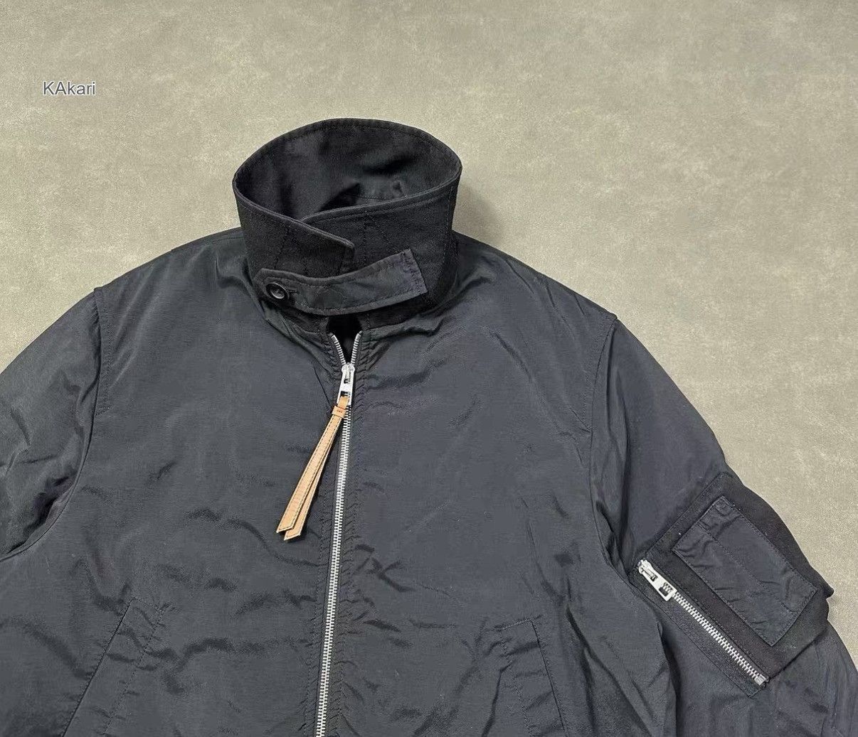Loewe Black er Jacket with Zip Closure - Size M Size US M / EU 48-50 / 2 - 3 Thumbnail
