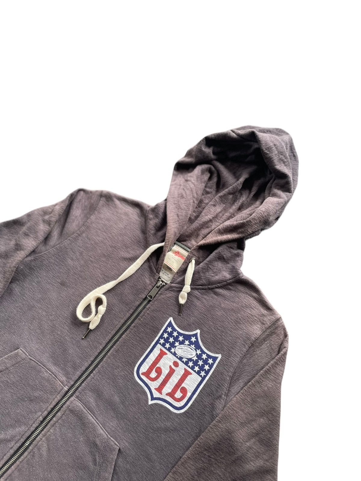 If Six Was Nine LiL Almond Usa Faded Zipper Hoodie Size US S / EU 44-46 / 1 - 2 Thumbnail