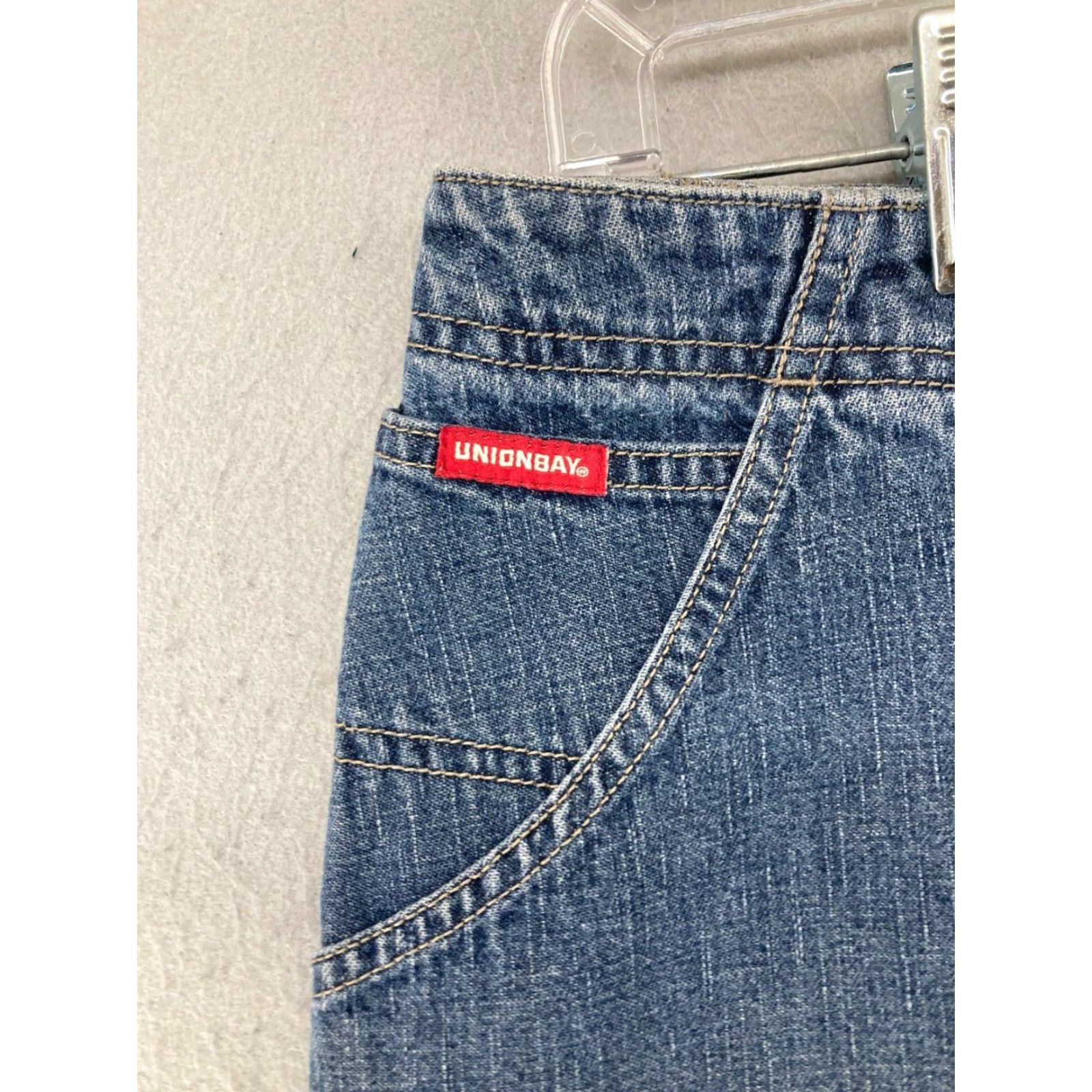 Vintage VINTAGE None UNIONBAY Women’s Maxi Skirt Casual Travel 7 Blue Denim 90s Womens Size 28" / US 6 / IT 42 - 5 Thumbnail