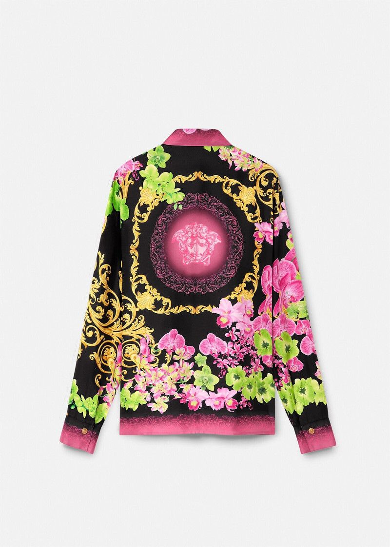 Versace o1y0226 Silk Shirt in Multicolor Size XS / US 0-2 / IT 36-38 - 5 Thumbnail