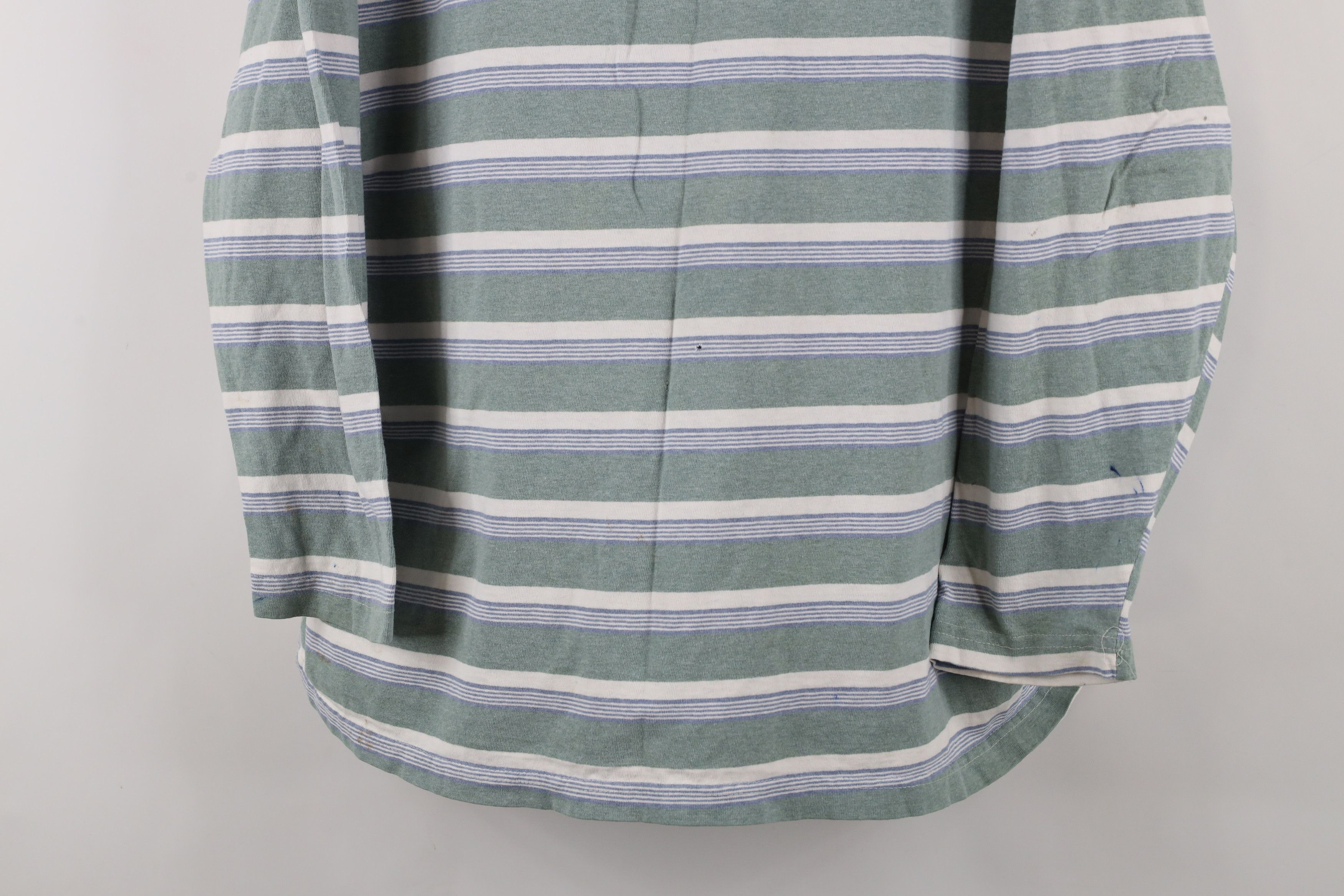 Vintage Vintage 90s Streetwear Long Sleeve Henley T-Shirt USA Size US XL / EU 56 / 4 - 3 Thumbnail