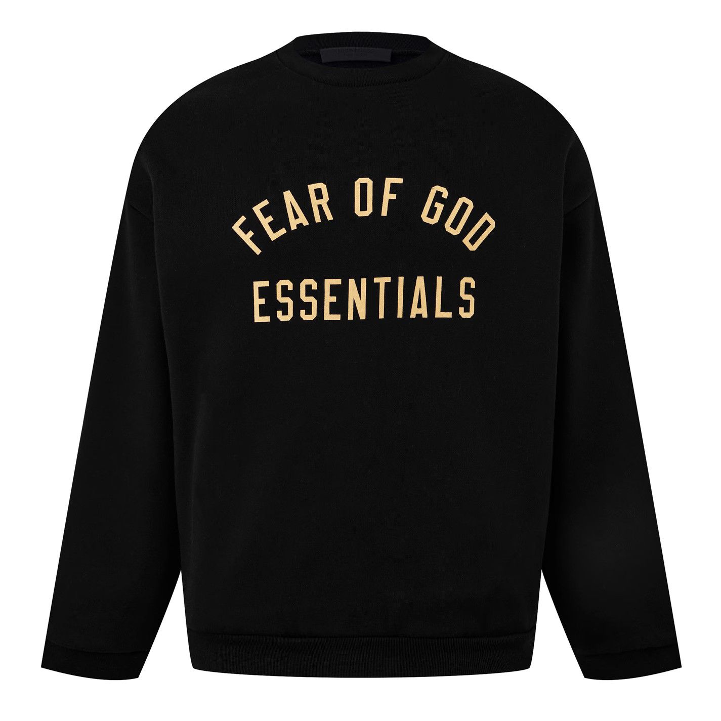 Fear of God o1g2r1mq0426 Fleece Crew Neck Sweater in Black Size US L / EU 52-54 / 3 - 1 Thumbnail