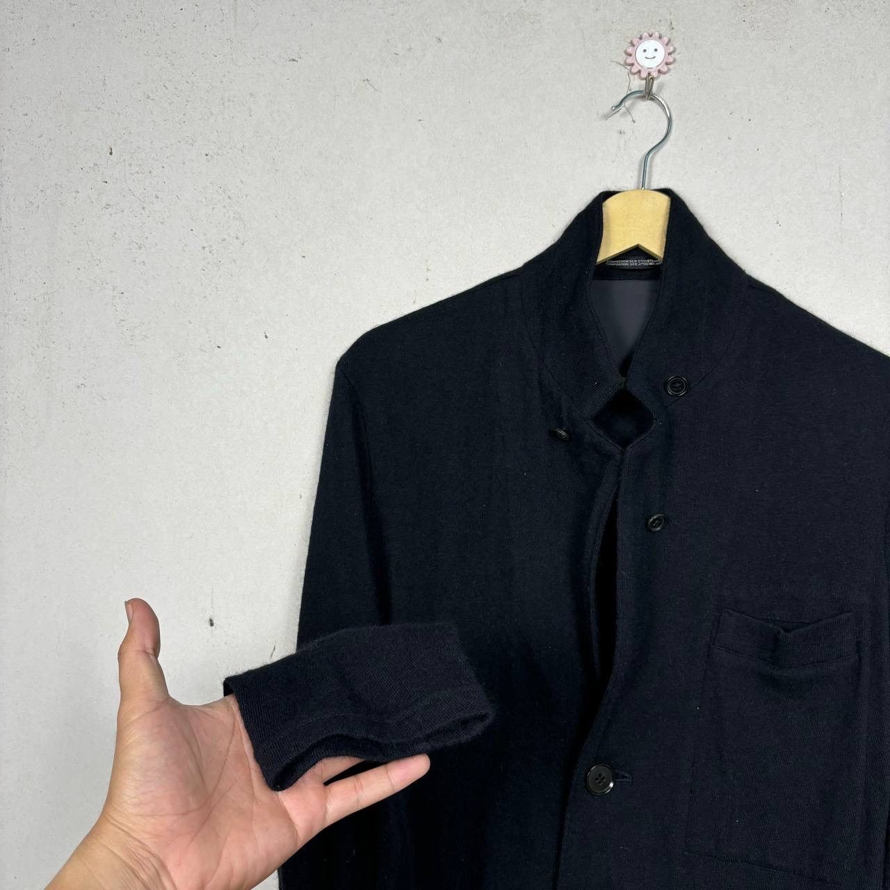 Yohji Yamamoto Yohji Yamamoto Pour Homme SS04 Knit Blazer Rayon Angora Jkt Size US M / EU 48-50 / 2 - 8 Thumbnail