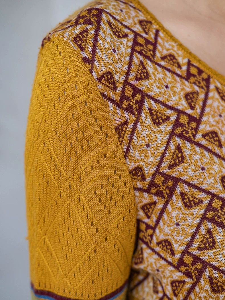 Kenzo KENZO Ethnic patchwork knit sweater Size M / US 6-8 / IT 42-44 - 6 Thumbnail