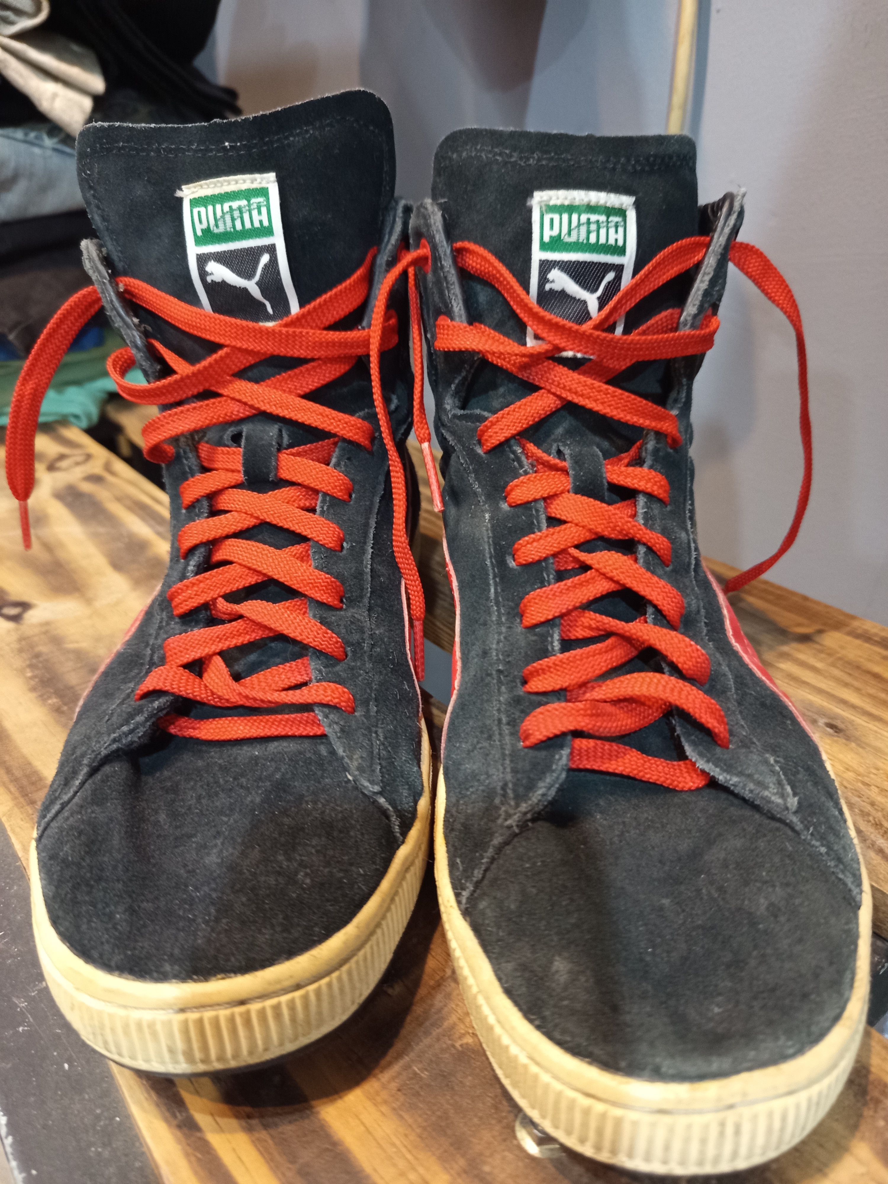 Puma Y2K Puma First Round EX Suede High Top Sneakers Size US 9 / EU 42 - 4 Thumbnail