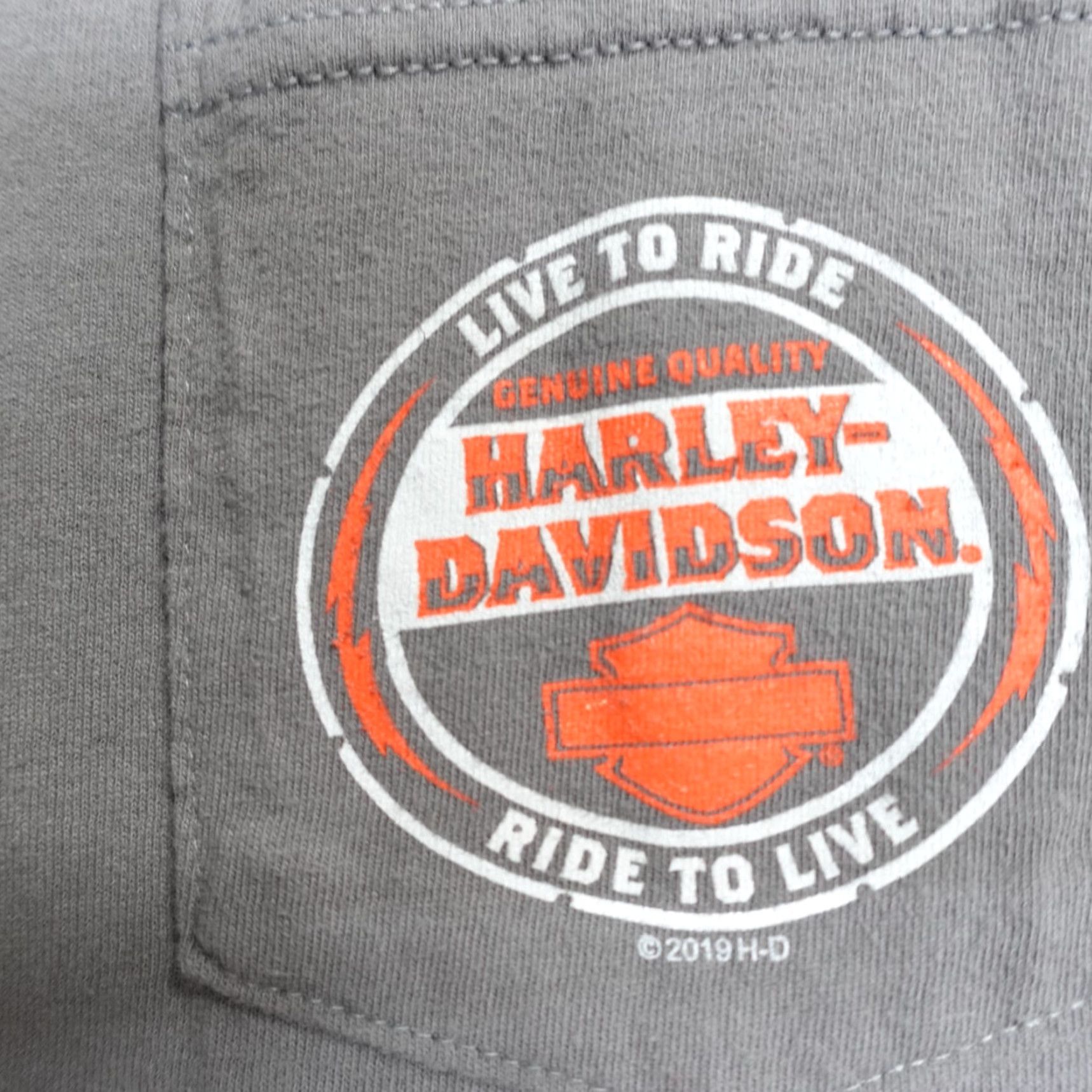 Harley Davidson Harley-Davidson Shirt 3XL Gray Cowboy of Austin Texas Double-Sided Crew Neck Short Sleeve T-Shirt Men Size US XXL / EU 58 / 5 - 6 Thumbnail