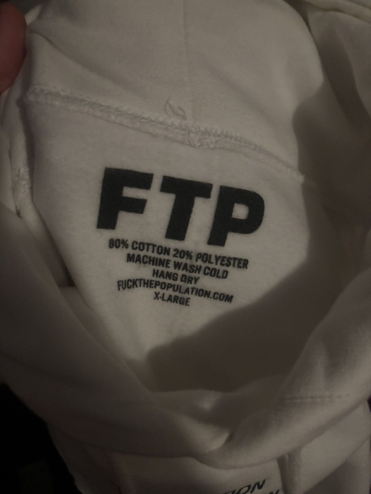 Fuck The Population FTP T/O Hoodie Size US XL / EU 56 / 4 - 4 Thumbnail
