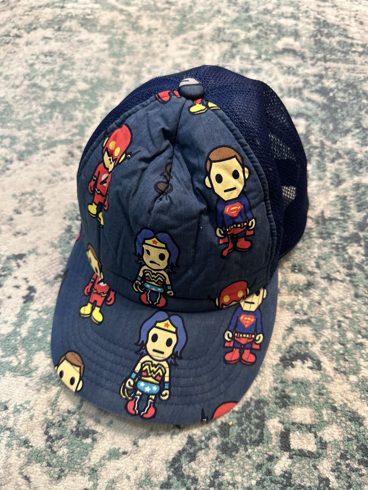 Bape 2007 A Bathing Ape DC Comics Trucker Hat Size ONE SIZE - 2 Thumbnail