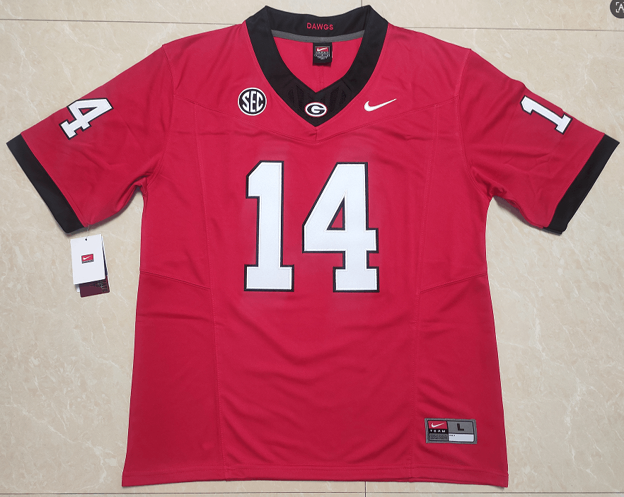 Other Georgia Bulldogs #14 Gunner Stockton College Football Size US L / EU 52-54 / 3 - 1 Thumbnail