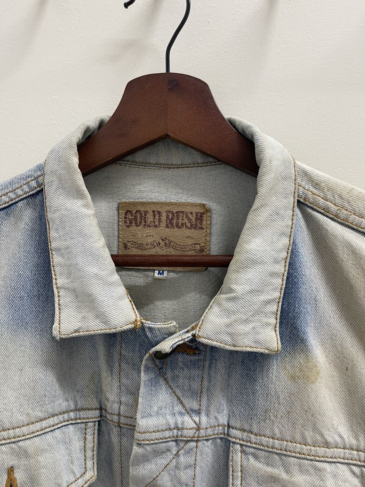 Edwin Vintage Gold Rush X Edwin Sunfaded Trucker Jacket Size US M / EU 48-50 / 2 - 11 Thumbnail