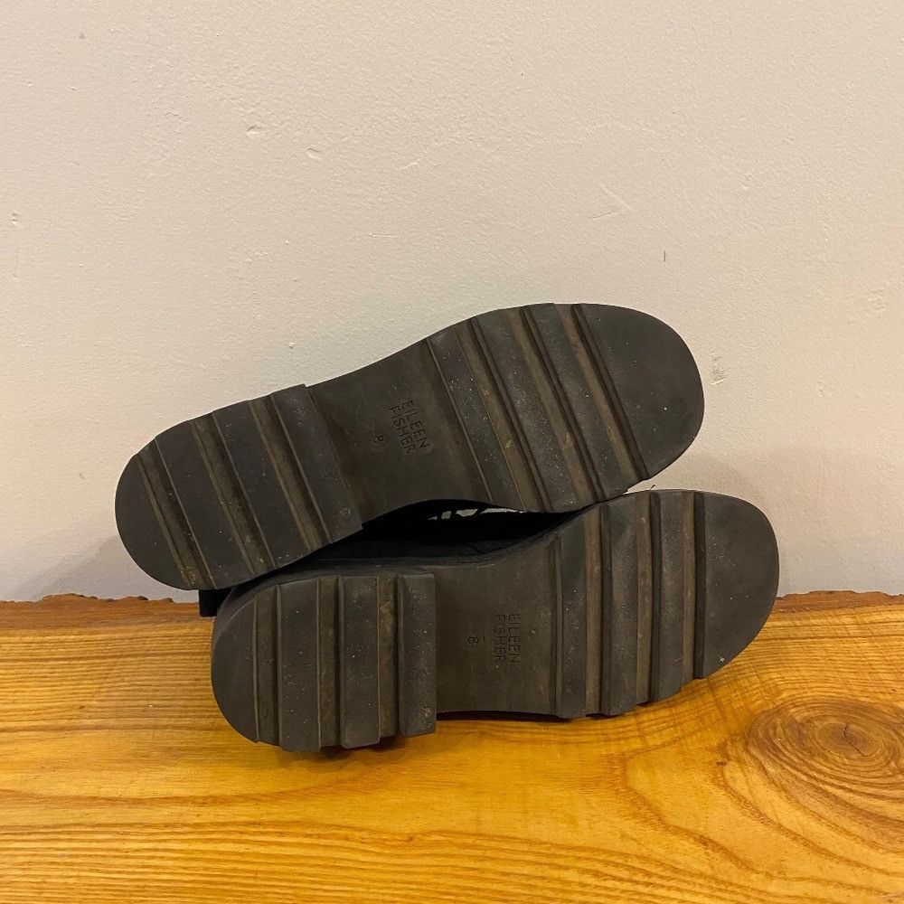 Eileen Fisher Eileen Fisher Reese Waterproof Suede Boots in Black Size 8 Size US 8 / IT 38 - 7 Thumbnail