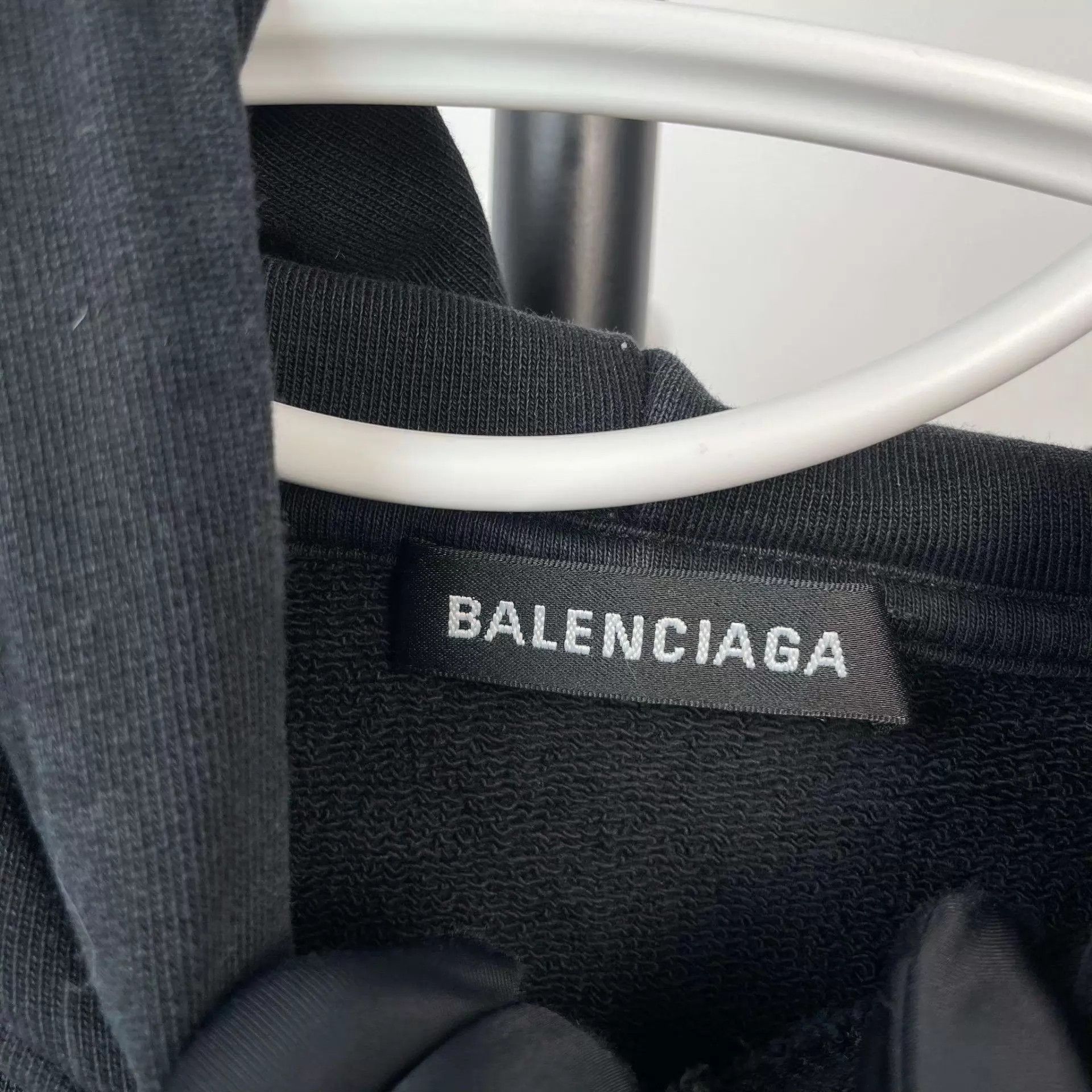 Balenciaga Balenciaga Black Hoodie M Size US M / EU 48-50 / 2 - 4 Thumbnail