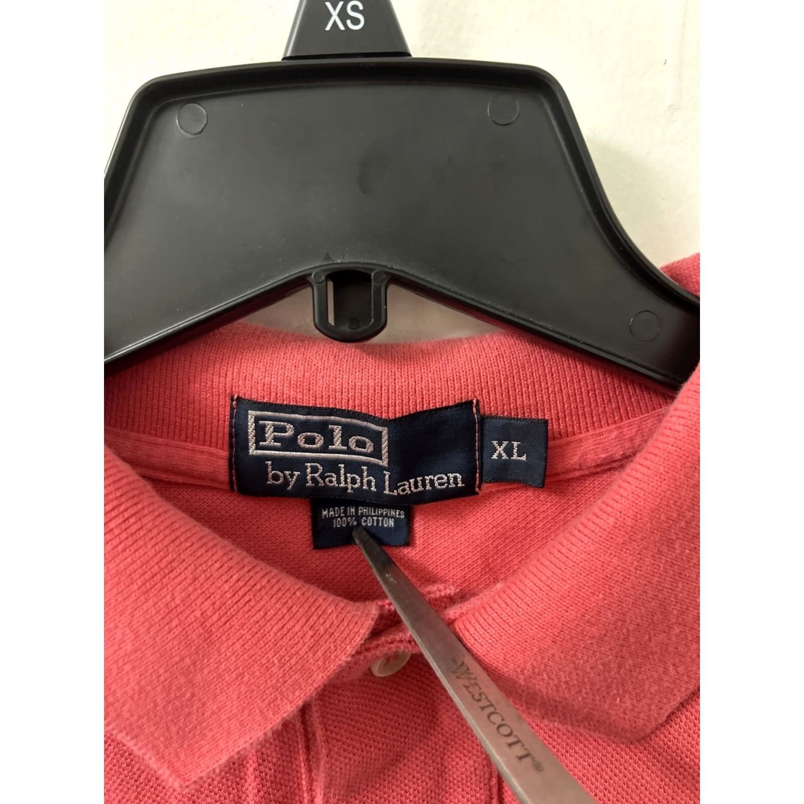 Polo Ralph Lauren VINTAGE Polo Ralph Lauren Shirt Mens XL Pink Short Sleeve 100% Cotton Green Pony Polo Logo Classic Fit Vintage Preppy Size US XL / EU 56 / 4 - 5 Thumbnail