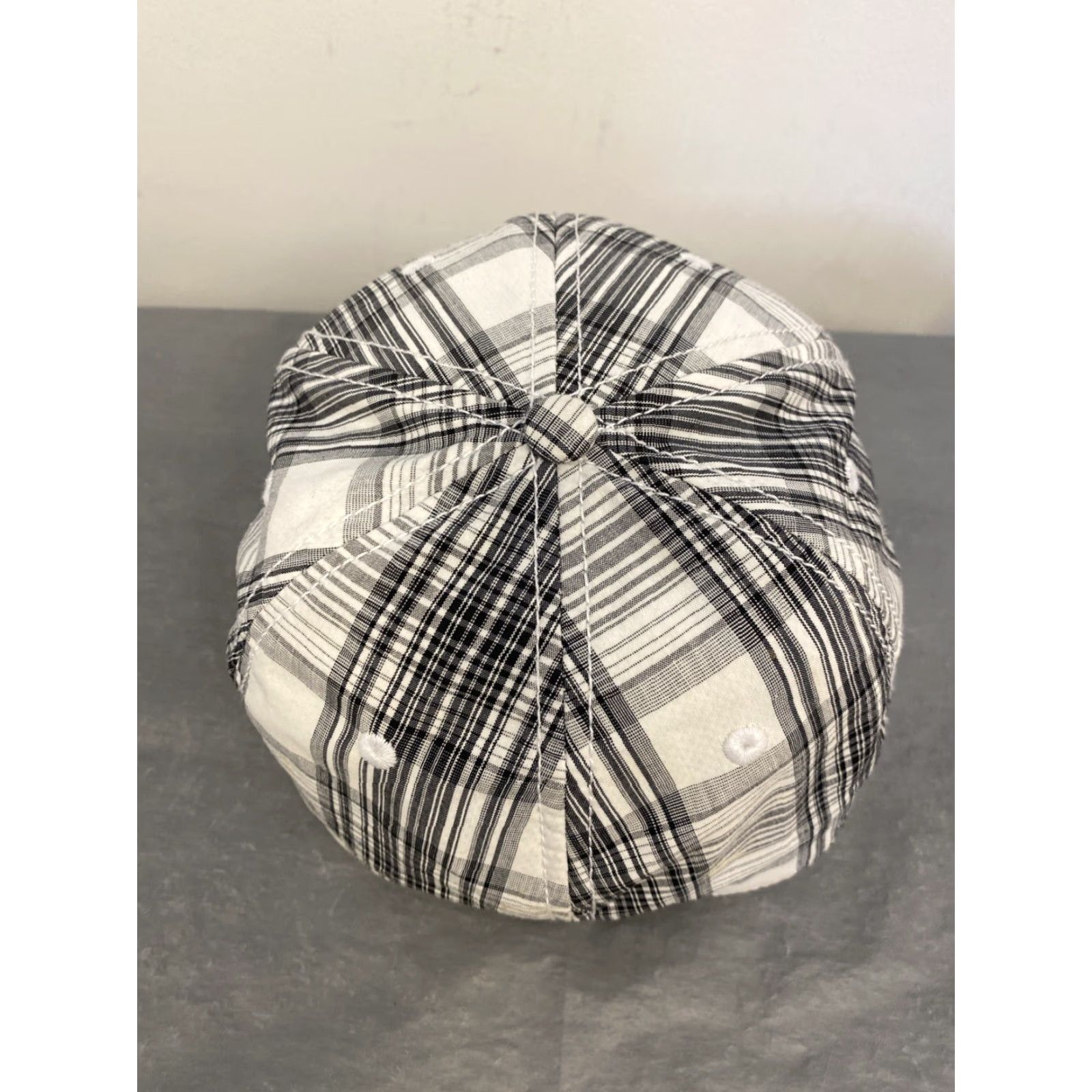 Dickies Dickies Baseball Cap Mens Multicolor Plaid One Size Curved Brim Logo Adjustable Cotton Canvas Cap Mens Size ONE SIZE - 3 Thumbnail