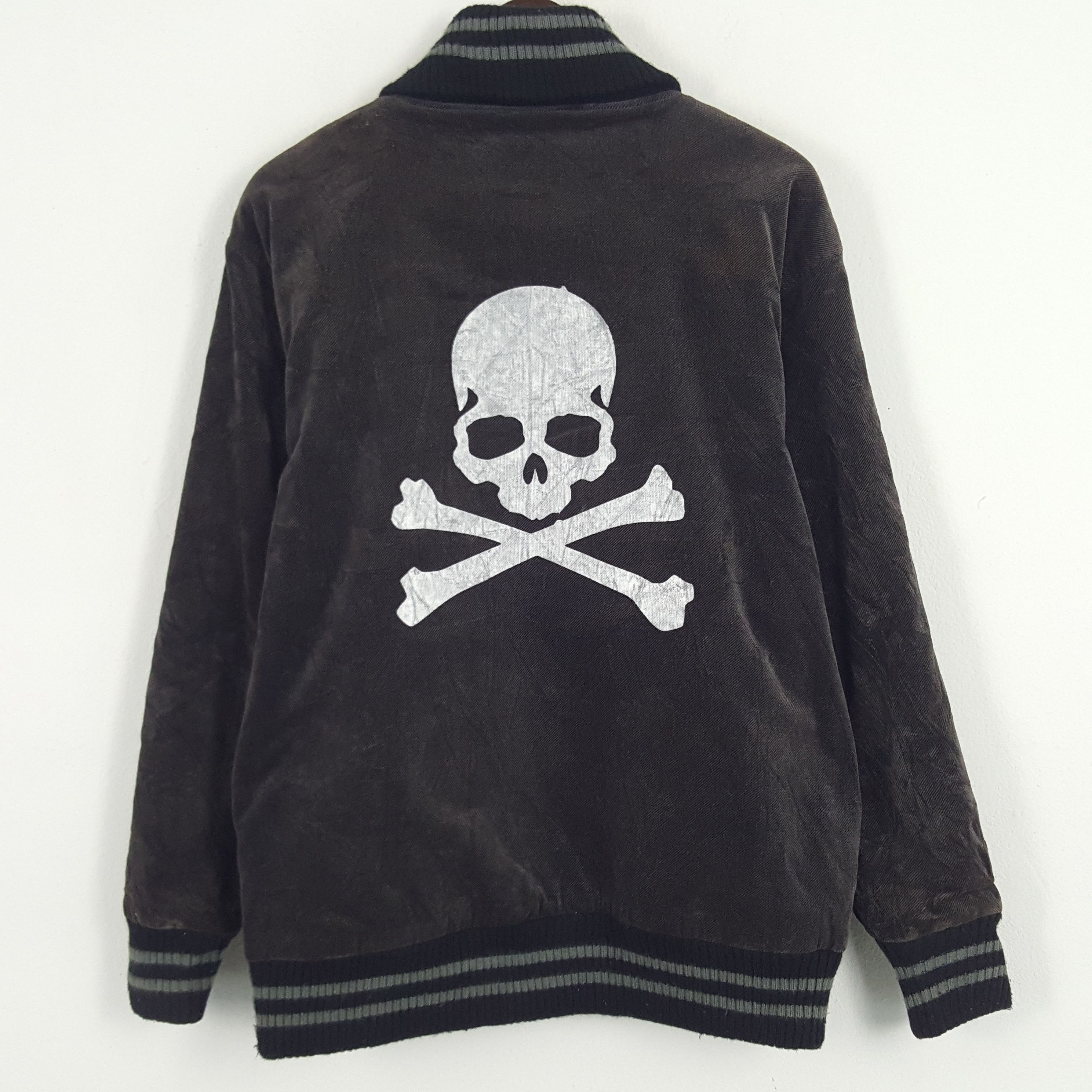 Vintage Vintage Woolrich Custom Skull Zipper Jacket Size US L / EU 52-54 / 3 - 1 Thumbnail