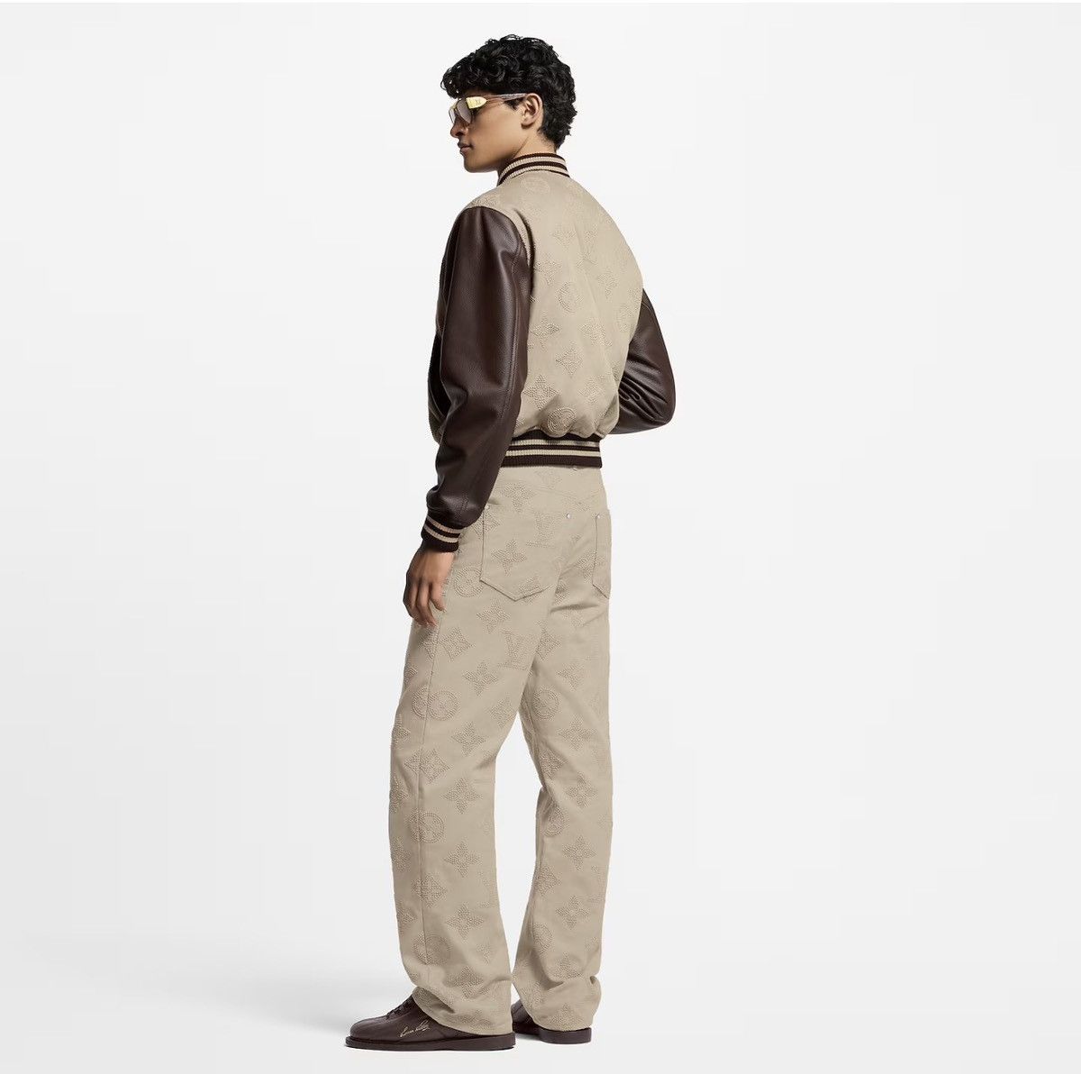 Louis Vuitton Louis Vuitton 2025 Embroidered Skate Pants Size 34 Khaki Size US 34 / EU 50 - 7 Thumbnail
