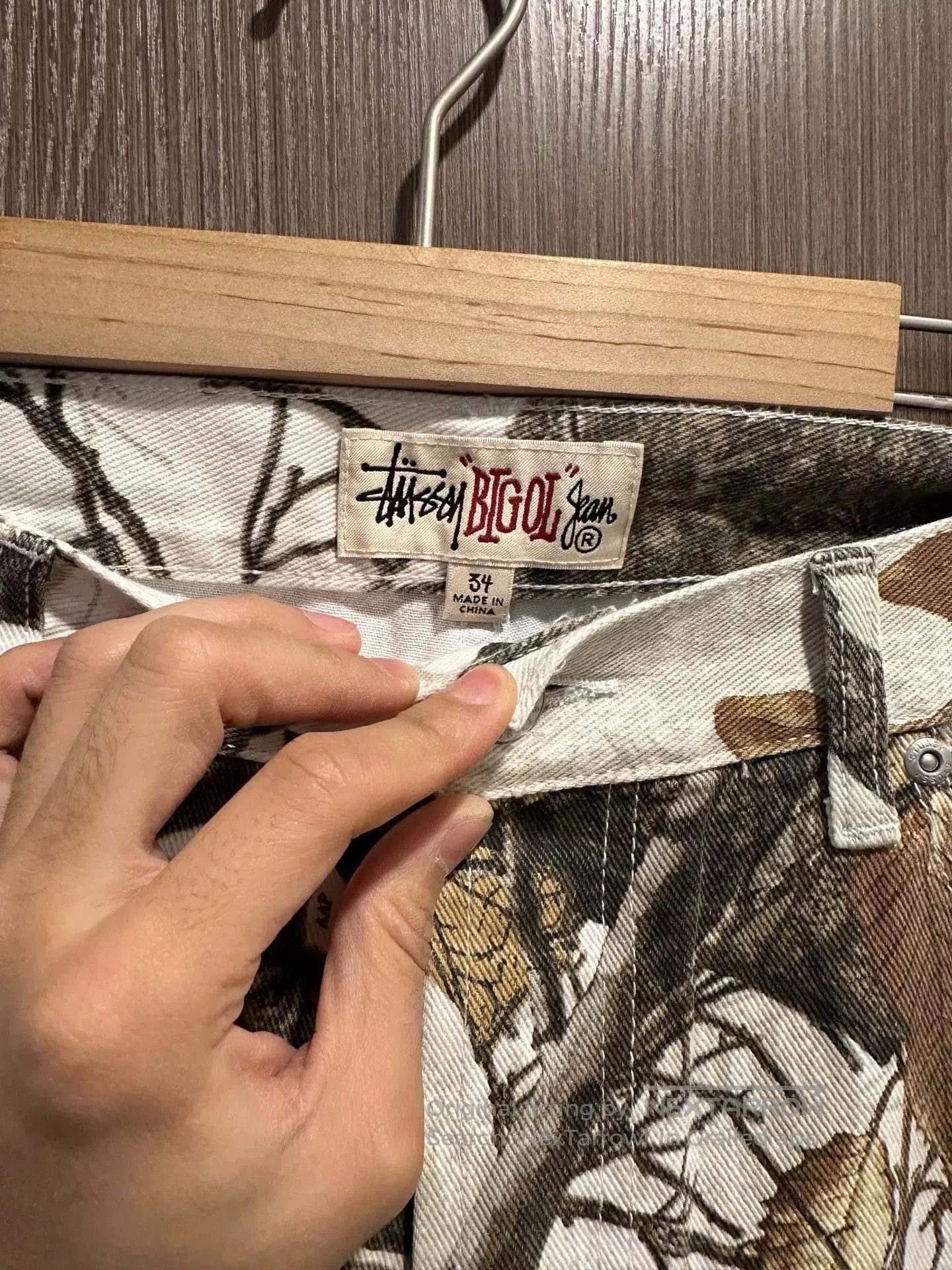 Stussy Stussy FW23 BIG OL' JEAN REALTREE EDGE. Size US 34 / EU 50 - 4 Thumbnail