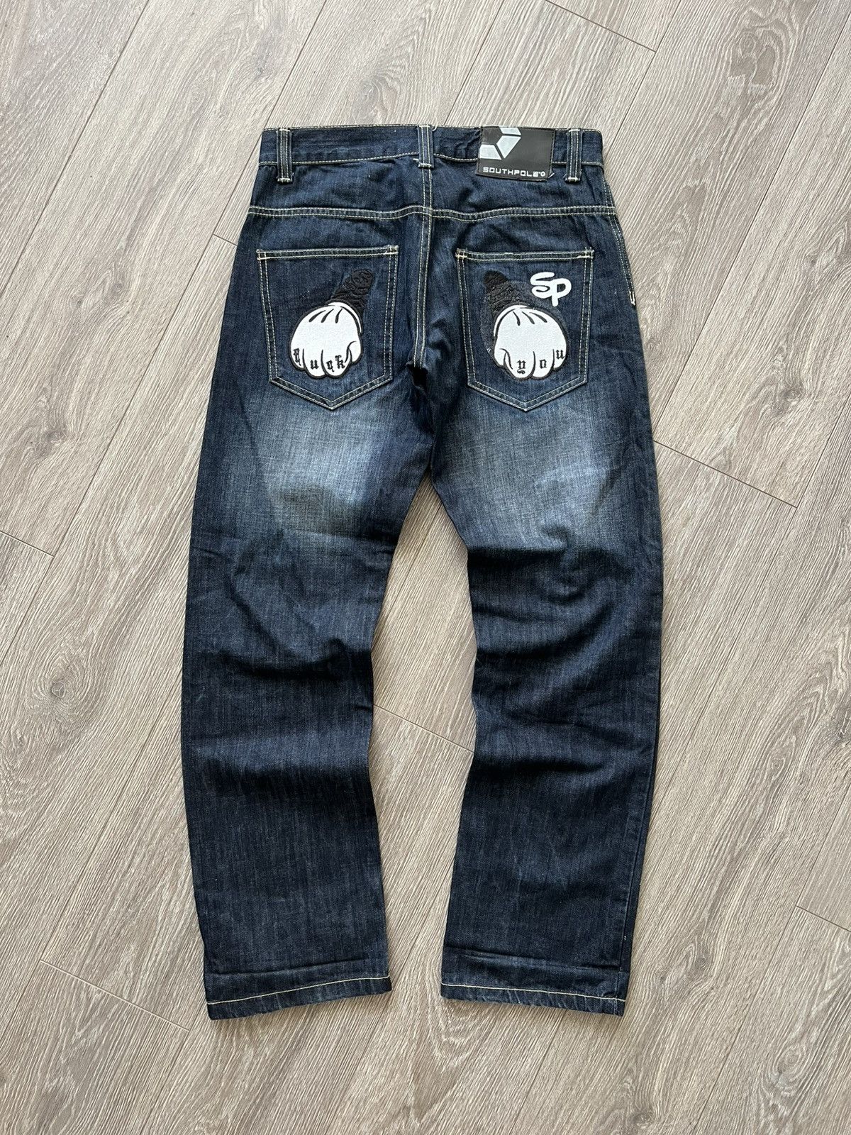 Southpole Vintage Southpole Jeans Baggy Denim Pants Size US 30 / EU 46 - 2 Thumbnail