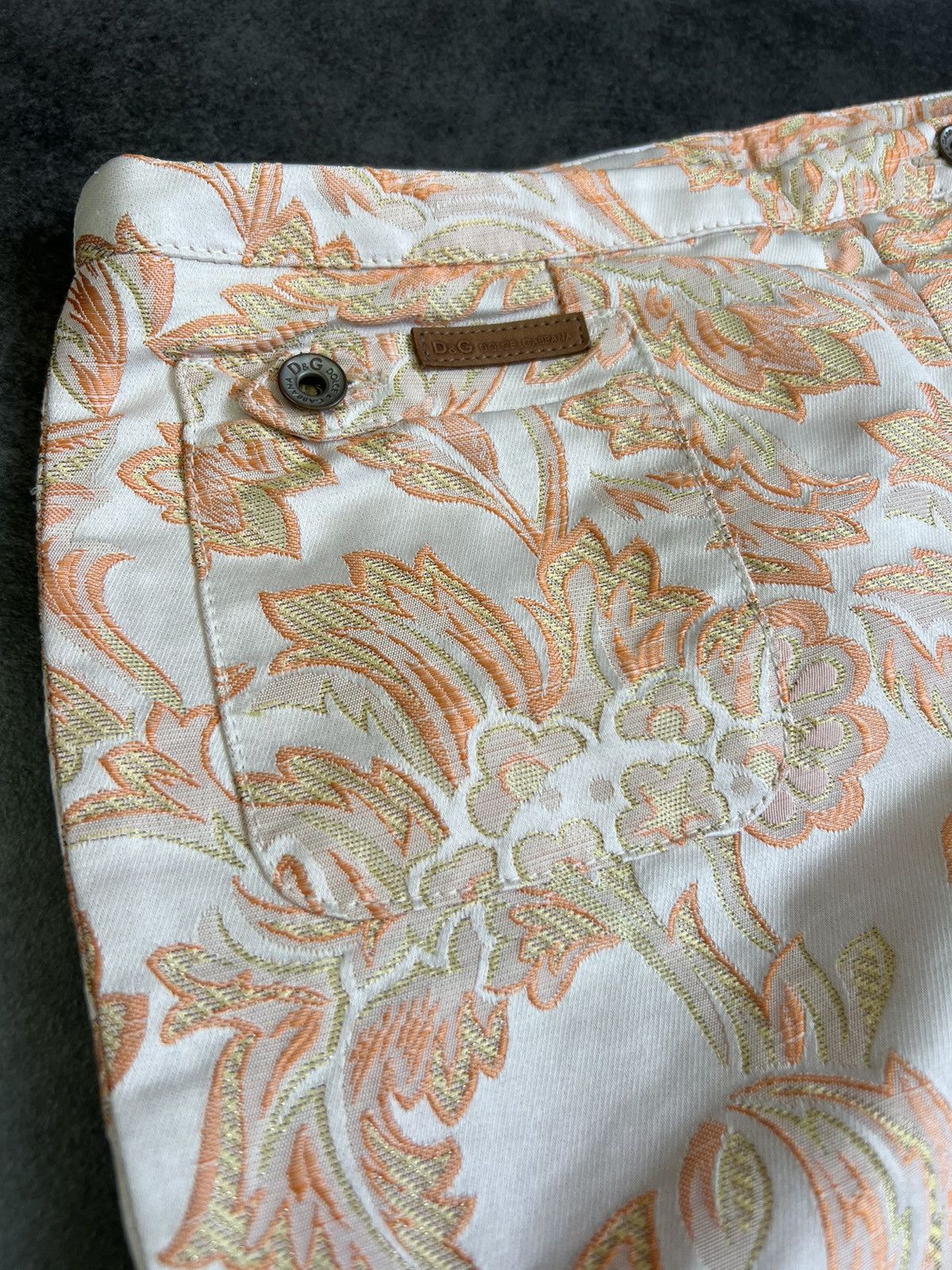 Dolce & Gabbana × Vintage Vintage Dolce Gabbana gabardine cropped pants Size 27" / US 4 / IT 40 - 3 Thumbnail