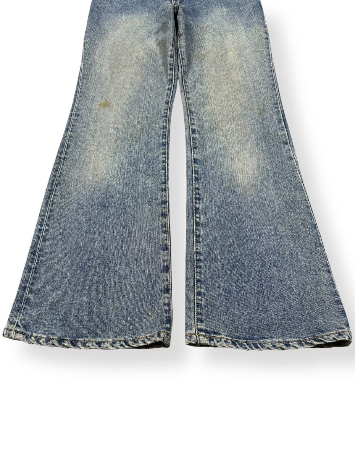 Blue Blue Japan Vintage Japanese Brand BlueWay Rusty Mud Wash Flare Jeans Size US 29 - 7 Thumbnail