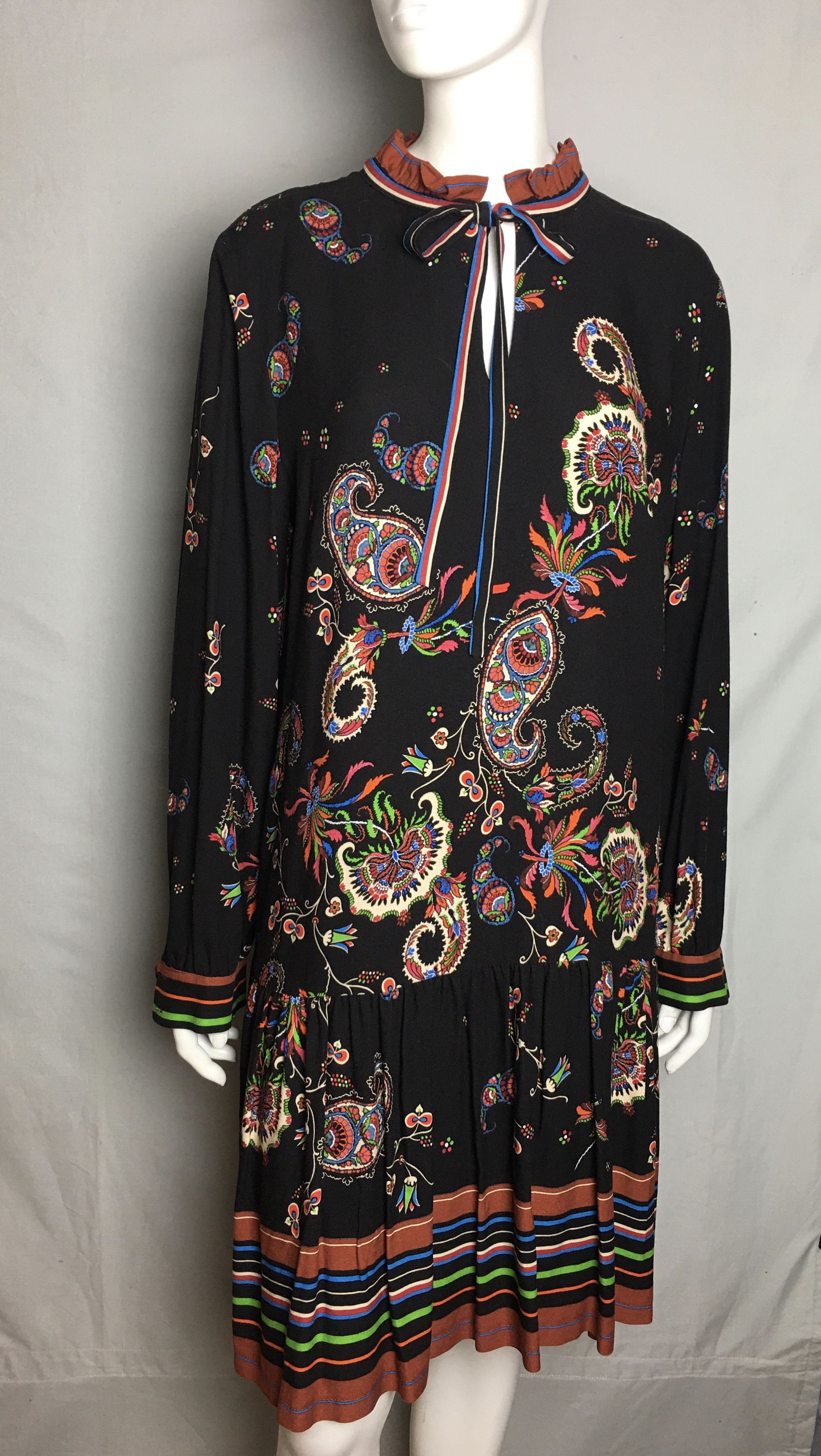Other Ana Alcazar Paisley Print Dress Multi-coloured EU 42 Size M / US 6-8 / IT 42-44 - 4 Thumbnail