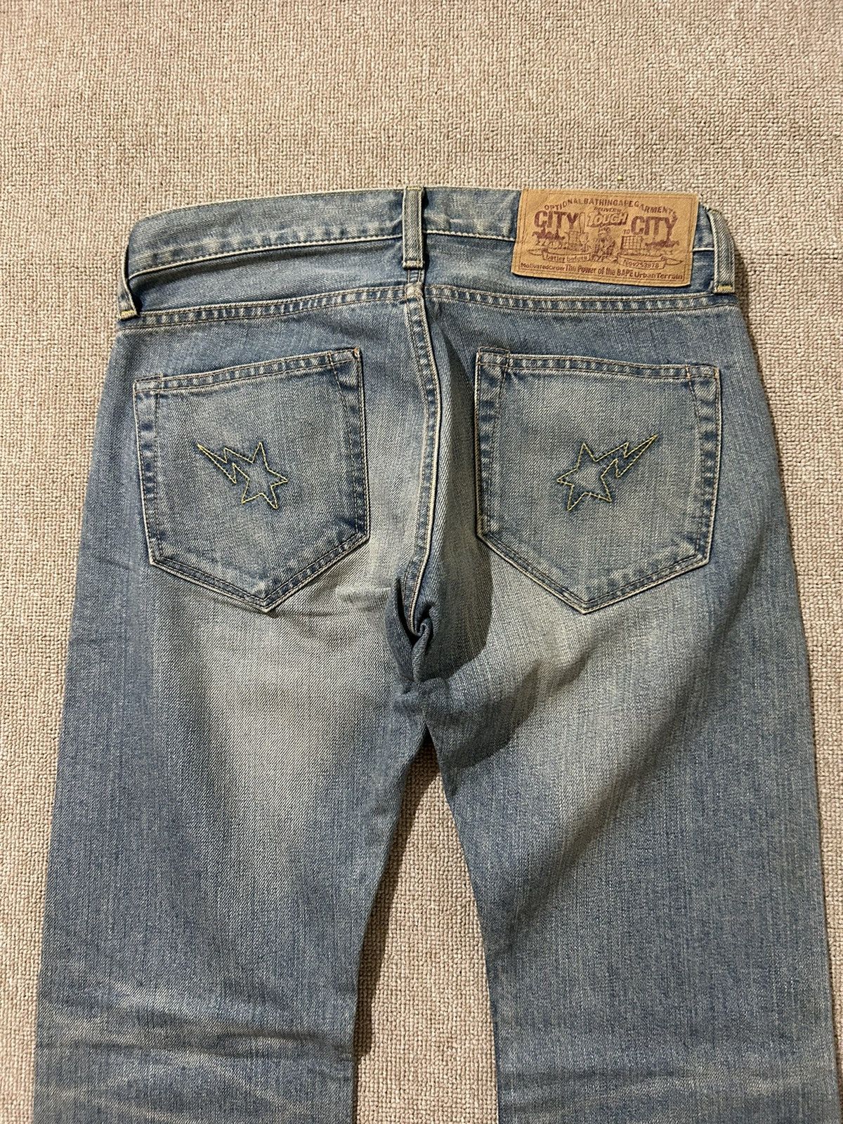 Bape Bapesta Denim Size 29" - 2 Thumbnail
