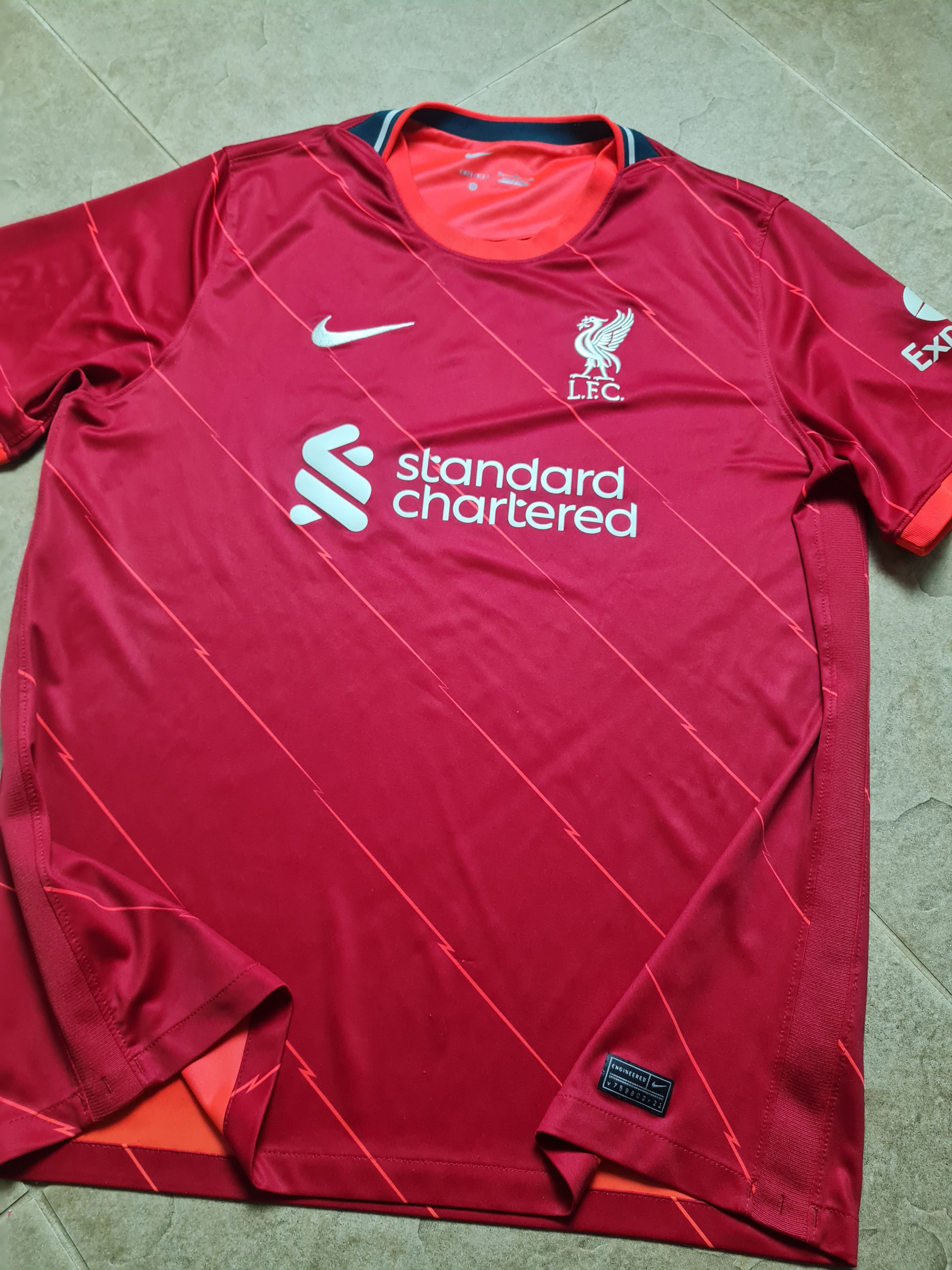 Nike SOCCER SHIRT NIKE LIVERPOOL FC HOME FOOTBALL JERSEY 2021/22 Size US XL / EU 56 / 4 - 11 Thumbnail