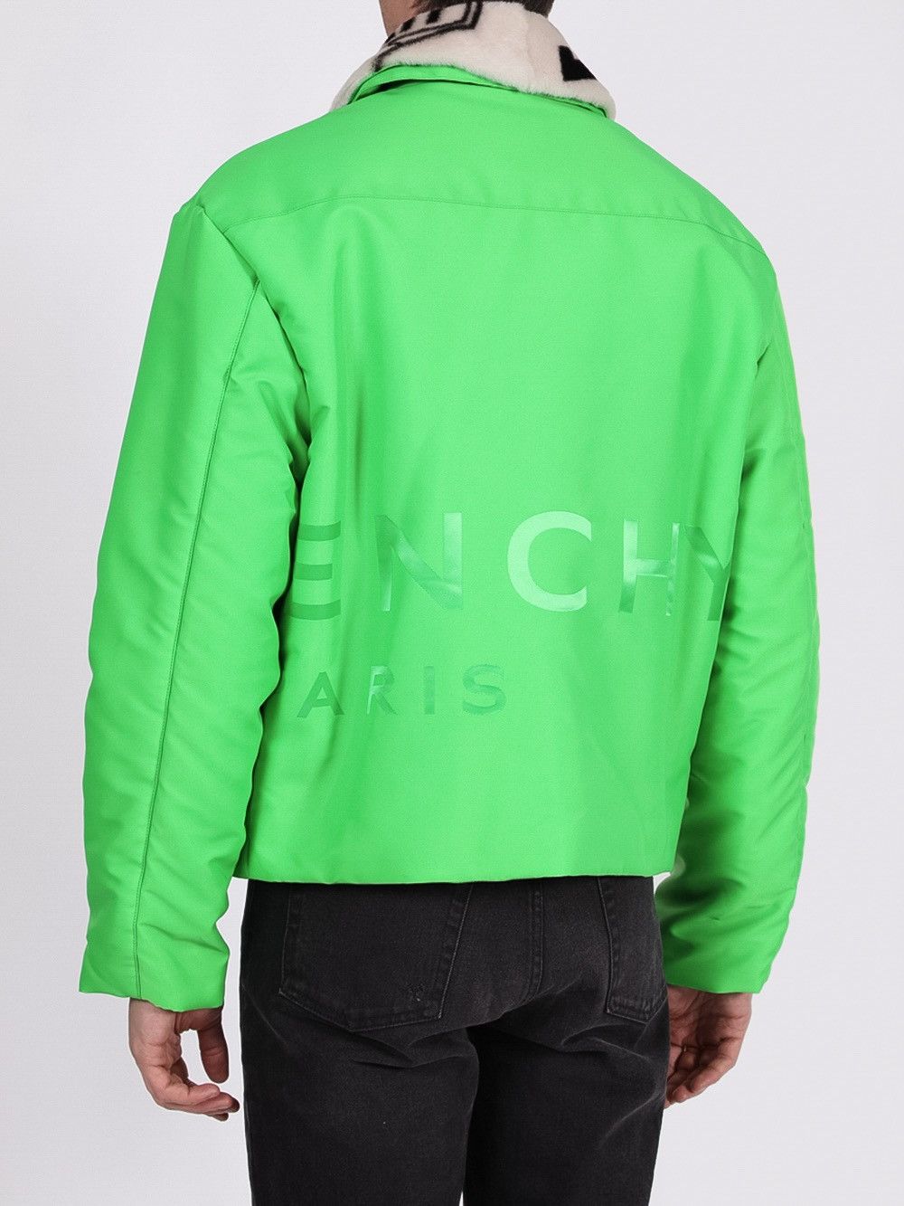 Givenchy Givenchy Neon Green Shearling Jacket Size US M / EU 48-50 / 2 - 3 Thumbnail