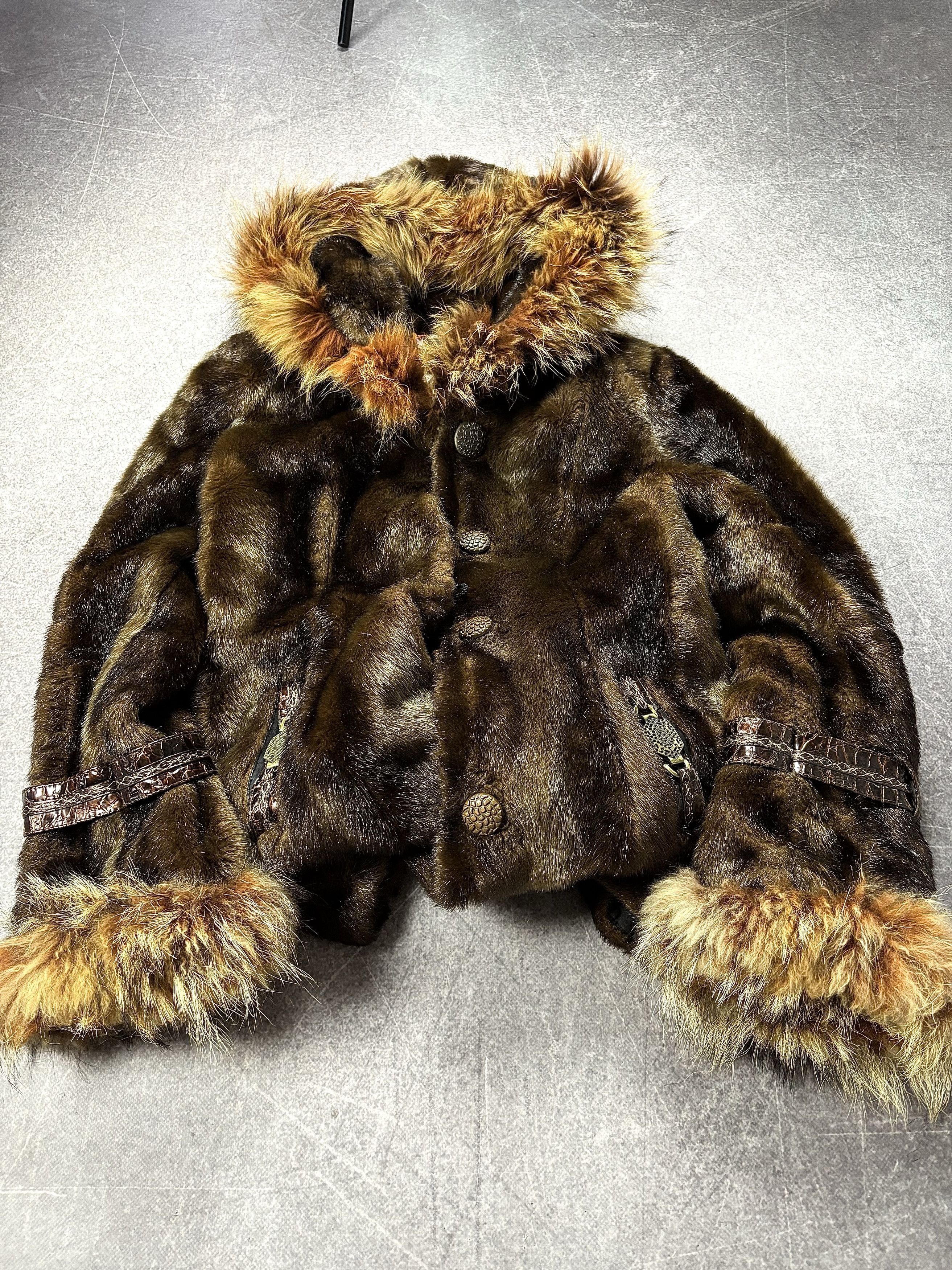 Yohji Yamamoto 80-90S YOHJI YAMAMOTO STYLE LUXURY FAUX FUR COAT JACKET Size M / US 6-8 / IT 42-44 - 1 Thumbnail