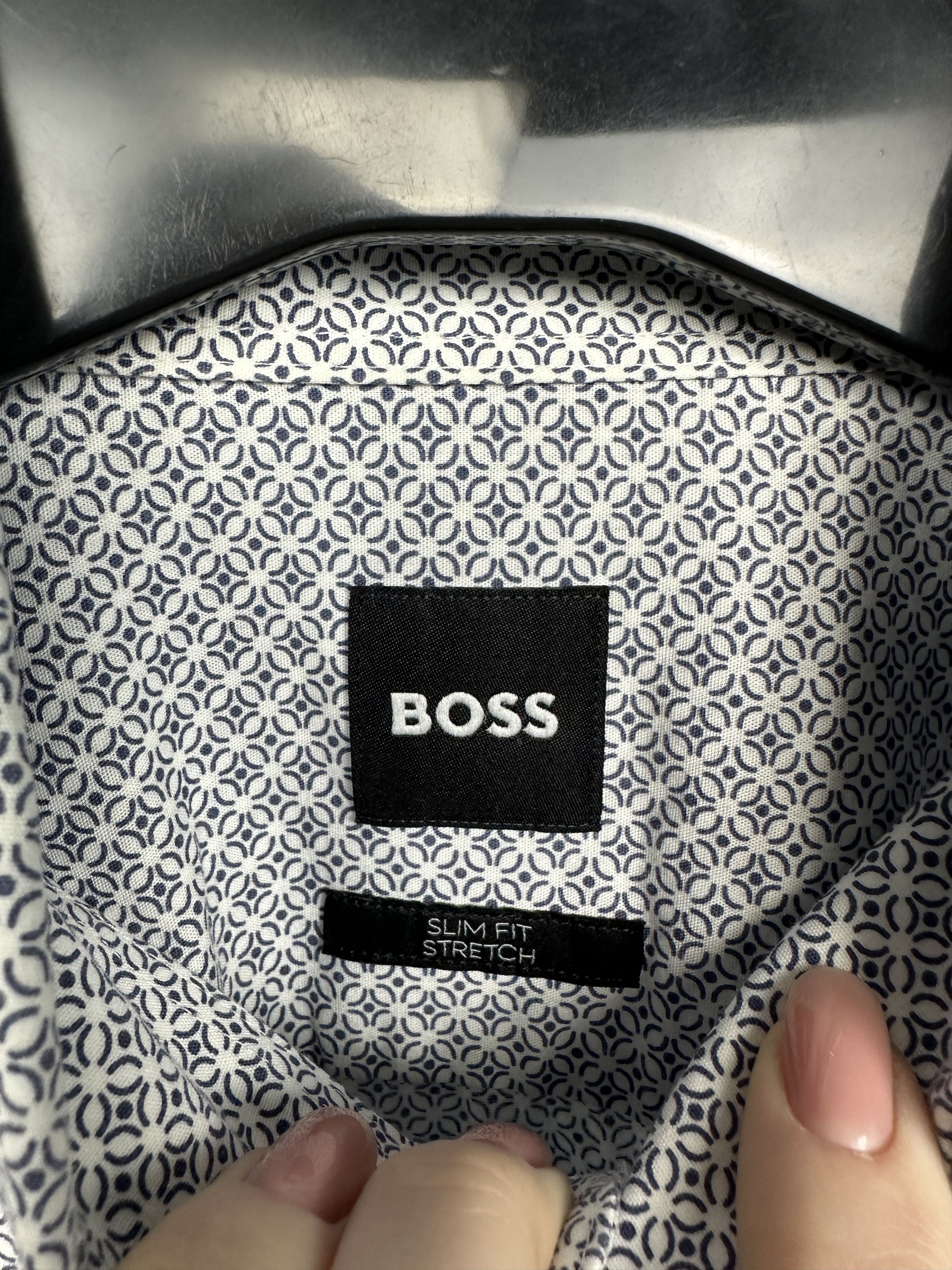 Hugo Boss Hugo Boss Mens Long Sleeve Shirt Size US L / EU 52-54 / 3 - 3 Thumbnail