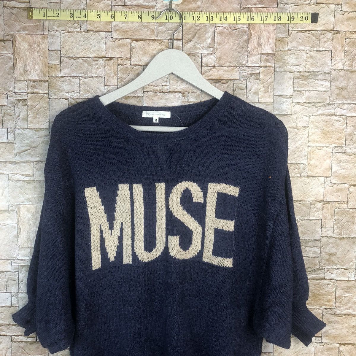 Homespun Knitwear × Japanese Brand MUSE The Shop TK Blue Knitwear #A21 Size M / US 6-8 / IT 42-44 - 2 Thumbnail