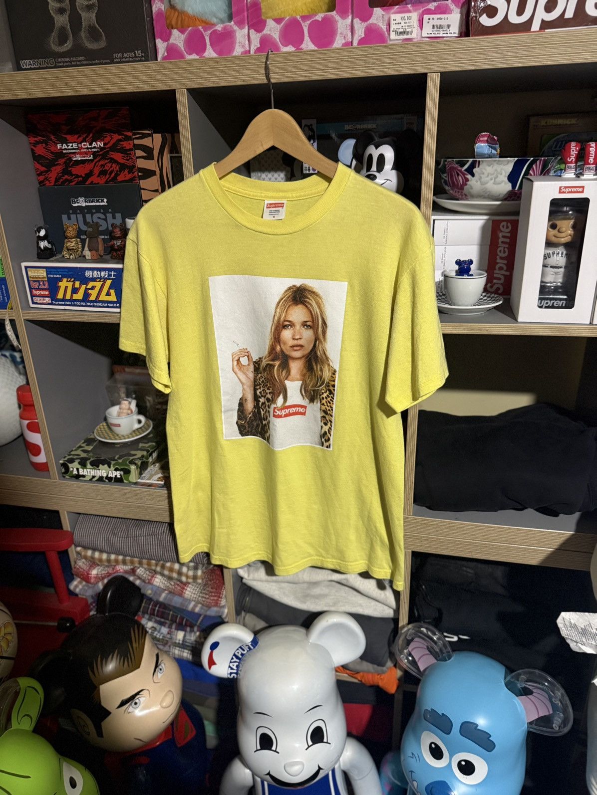 Supreme Kate Moss Photo Tee Yellow