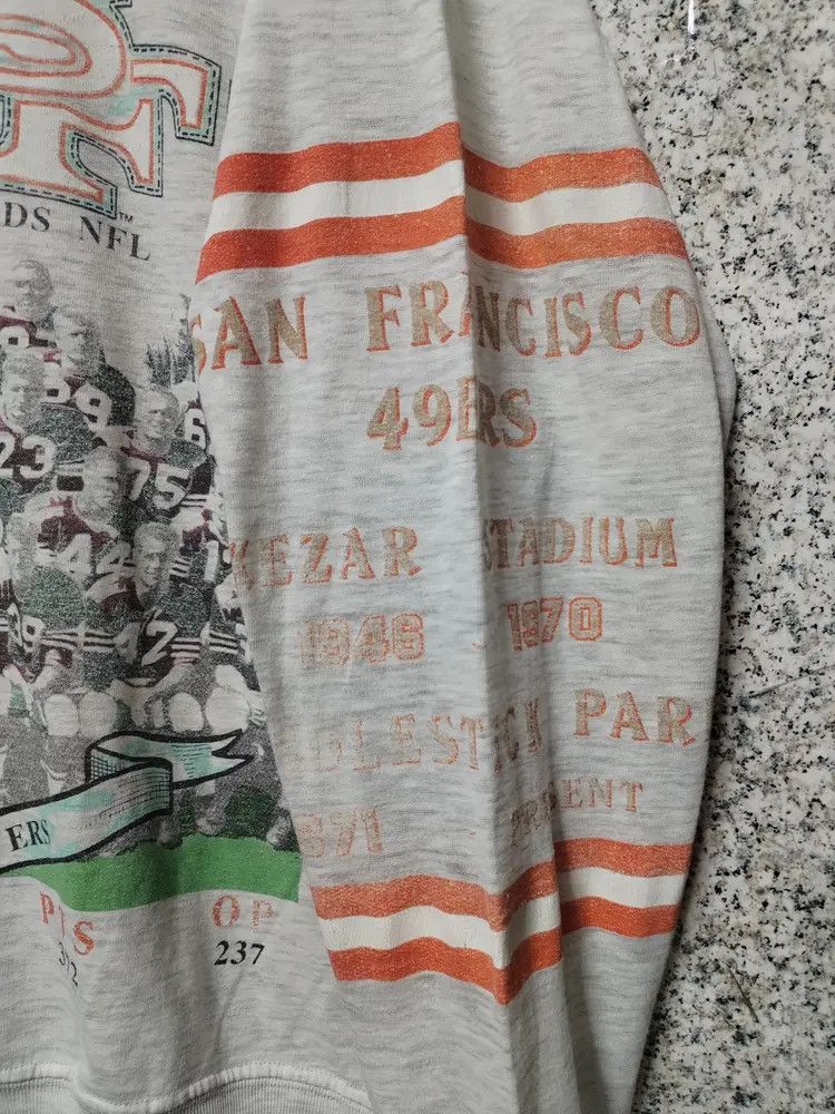 Vintage Vintage 1990’s san francisco 49ers crewneck Size US XL / EU 56 / 4 - 7 Thumbnail