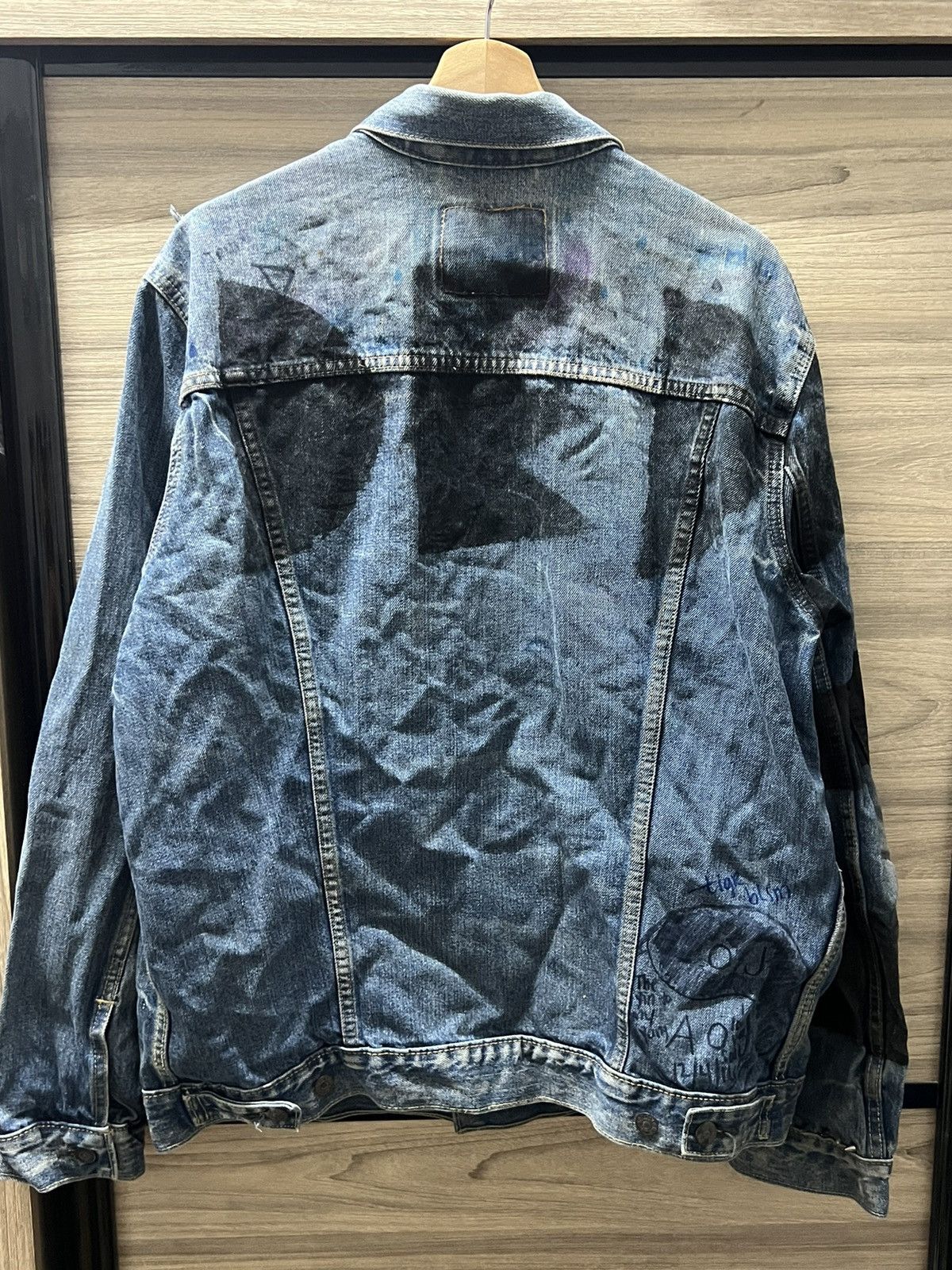Levi's × Levi's Vintage Clothing × Punk and Yo Levi's vintage trucker denim with spikes punk rock Size US XL / EU 56 / 4 - 7 Thumbnail