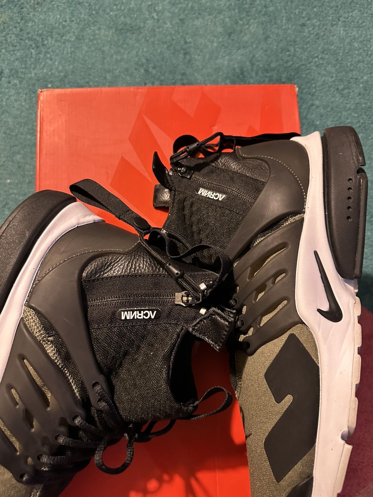 Acronym × Nike Acronym x Air Presto Mid Olive Size US 12 / EU 45 - 18 Thumbnail