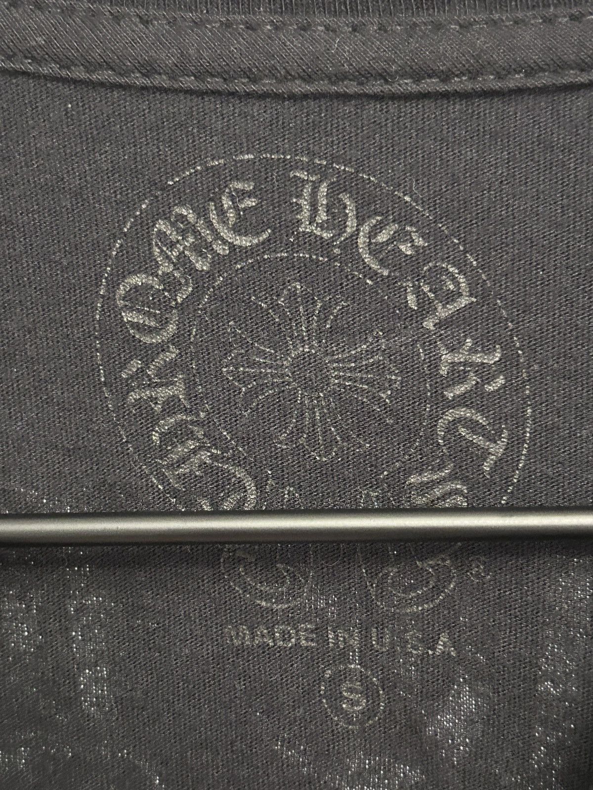Chrome Hearts Chrome Hearts Scroll ShoulderLogo Pocket T-Shirt - Black S Size S / US 4 / IT 40 - 4 Thumbnail