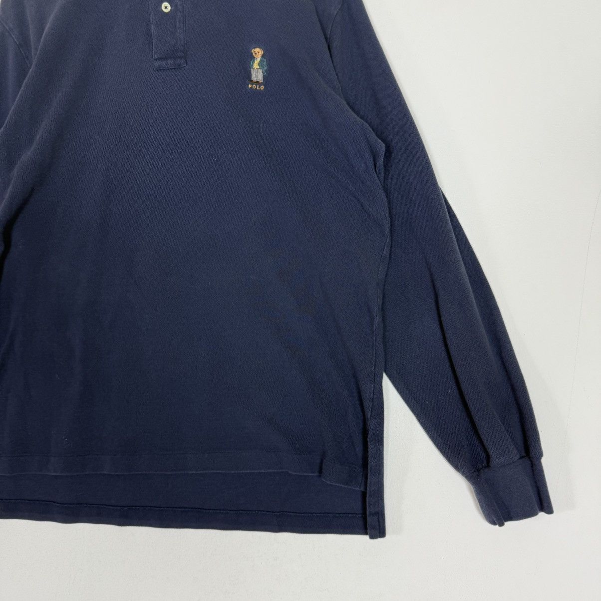 Polo Ralph Lauren Vintage Polo Bear By Ralph Lauren Long Sleeve Size US L / EU 52-54 / 3 - 3 Thumbnail