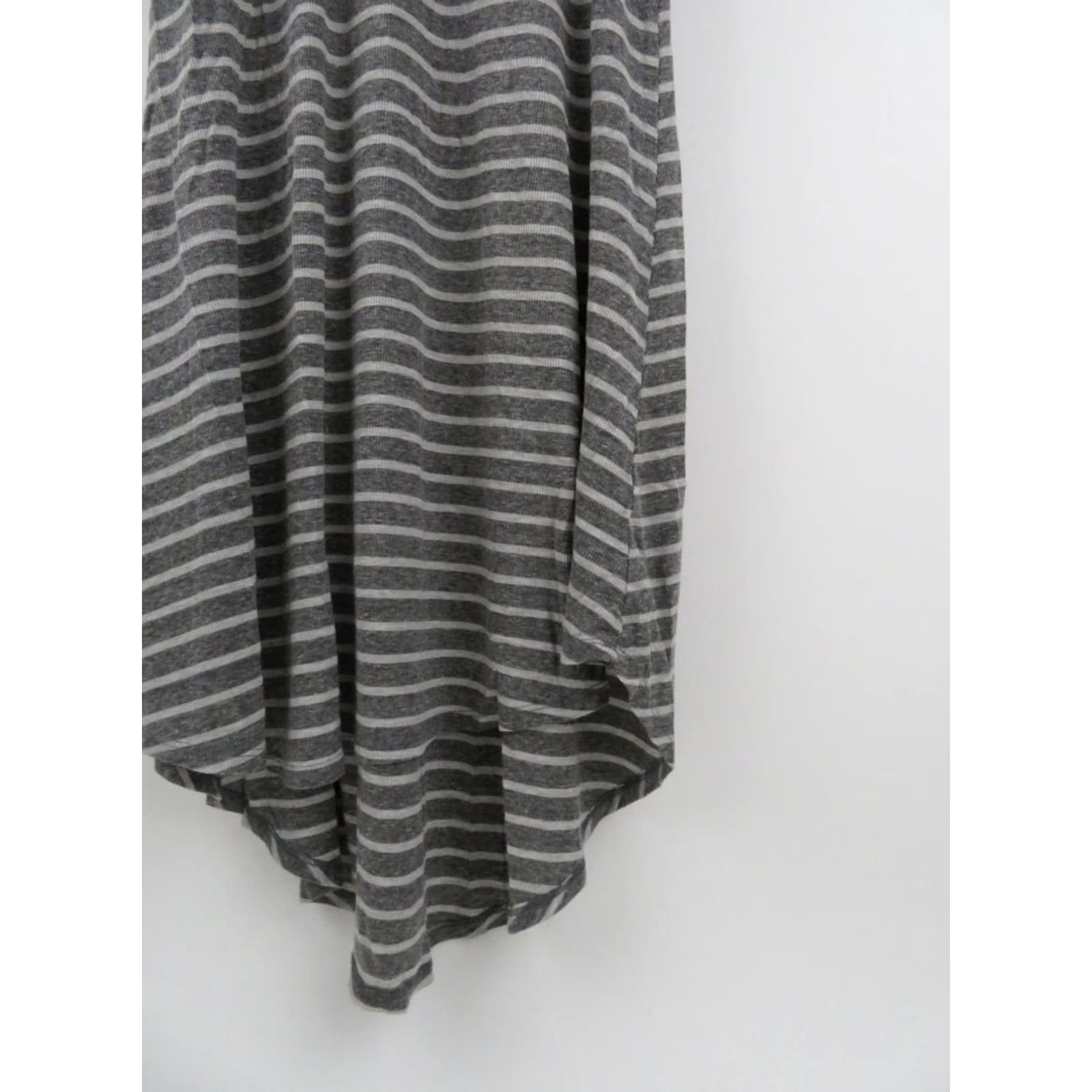 Vintage LuLaRoe Carly Dress Stripes Gray XXS Swing Uni Unicorn Stretch EUC Size XXS / US 00 / IT 34 - 3 Thumbnail