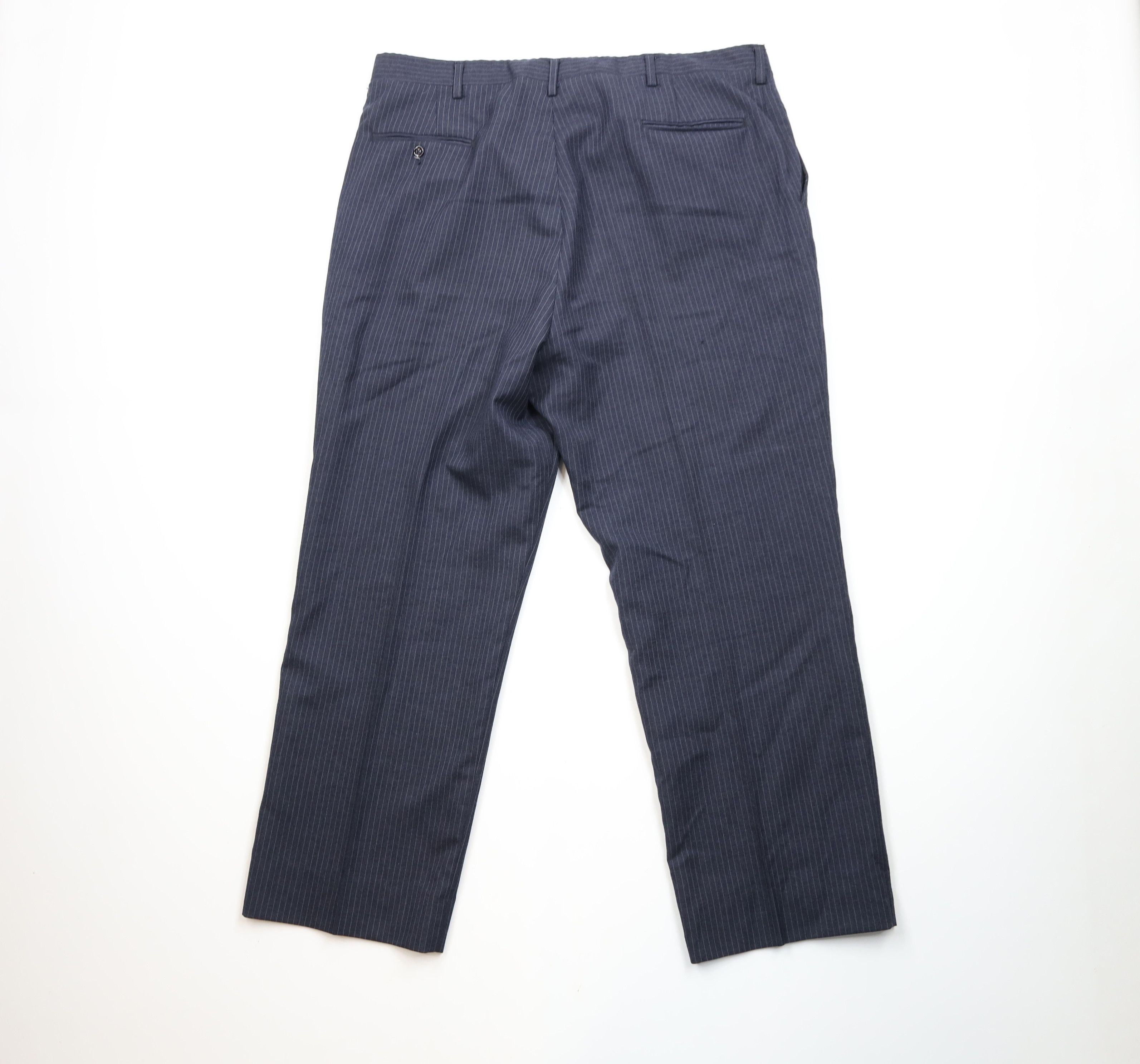 Vintage Vintage 70s Streetwear Pinstriped Bell Bottoms Chino Pants Size US 40 / EU 56 - 9 Thumbnail