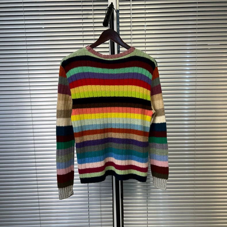 Gucci Gucci Catwalk Rainbow Cashmere Long-sleeved Sweater 2501-Ne Size US M / EU 48-50 / 2 - 2 Thumbnail