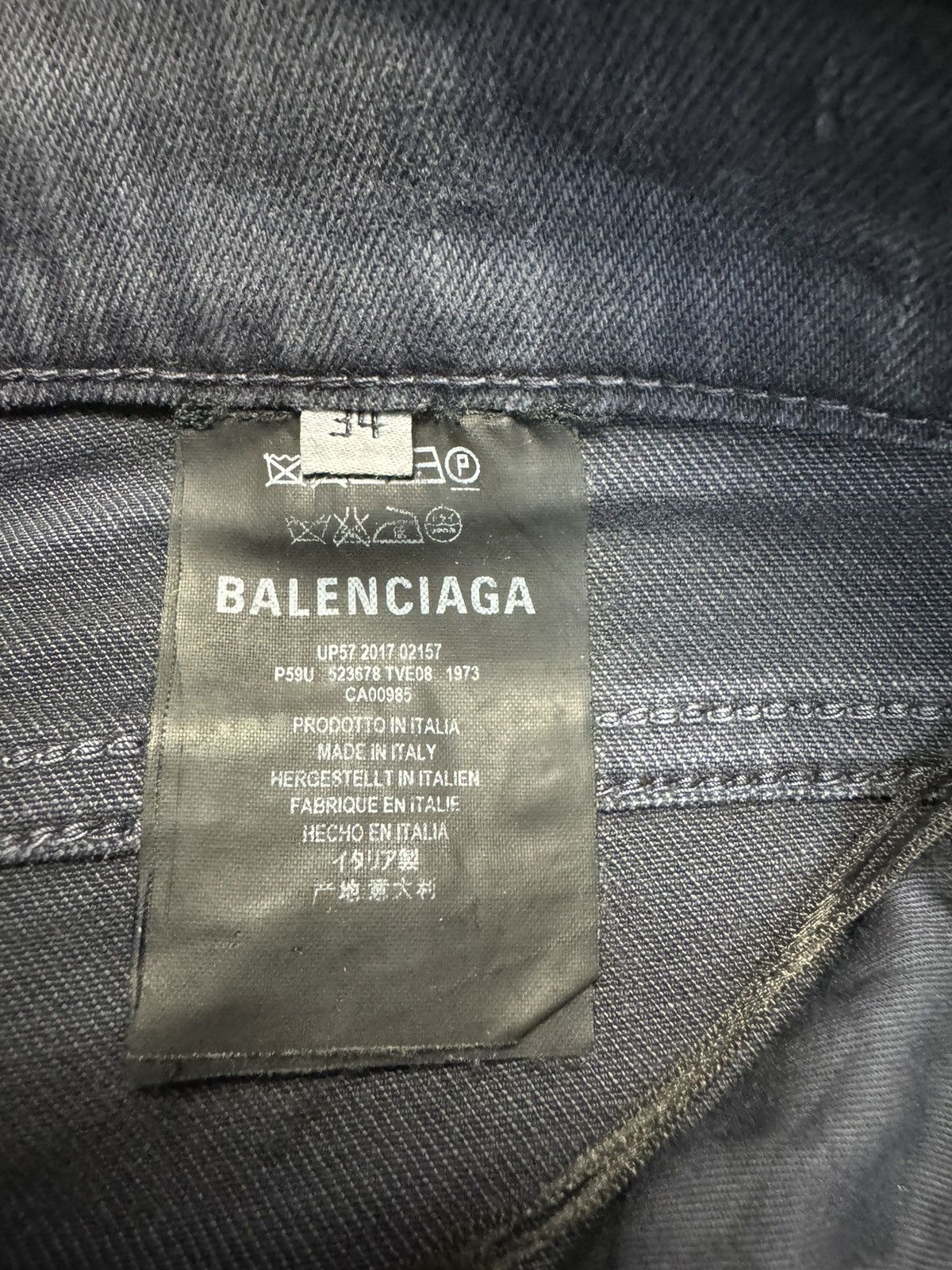 Distressed Denim balenciaga - stretchable skinny jeans Size 28" / US 6 / IT 42 - 13 Thumbnail