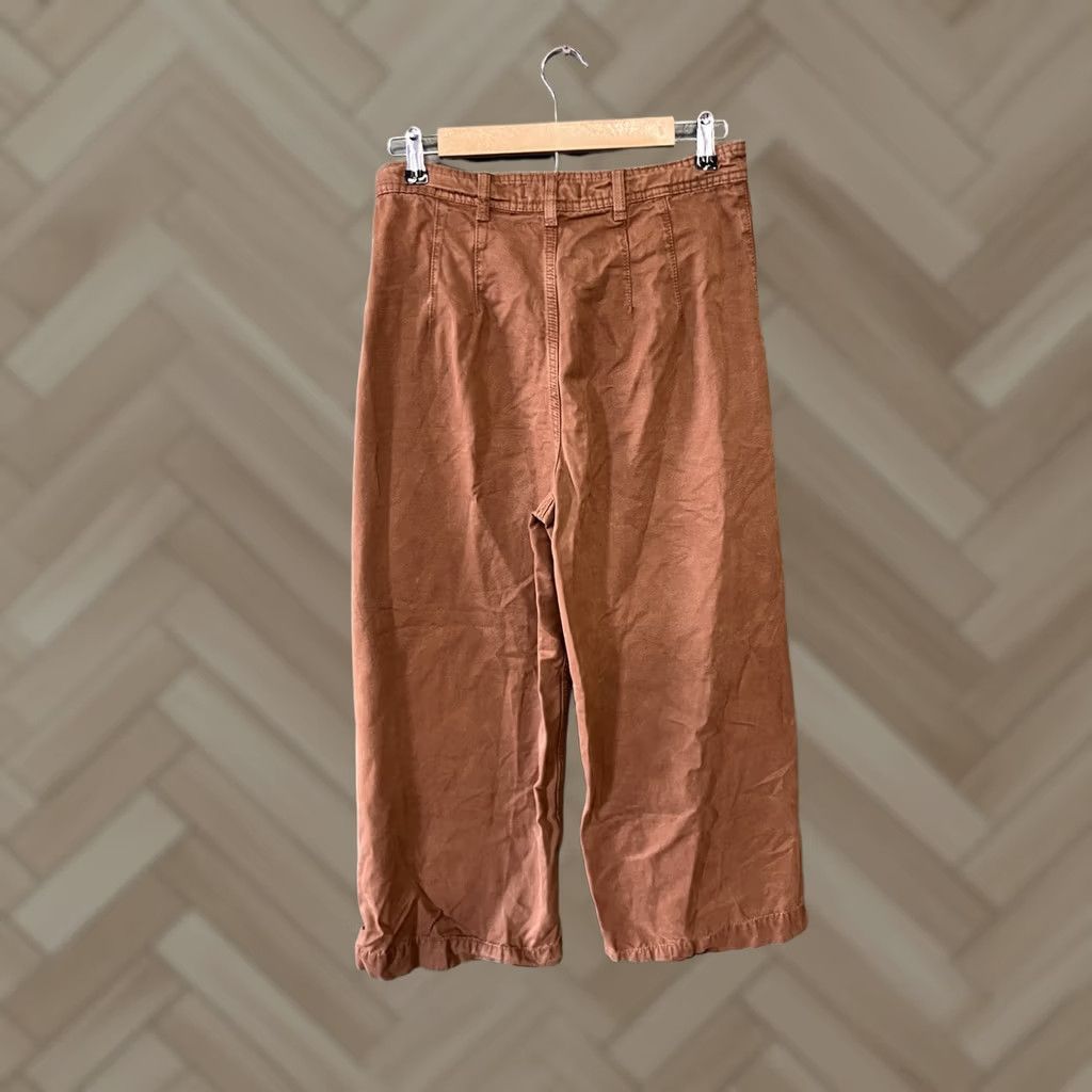 Vintage We The Free Womens Brown Wide-Leg Cropped Pants 31x22 Inches Size 24" / US 00 / IT 34 - 1 Thumbnail
