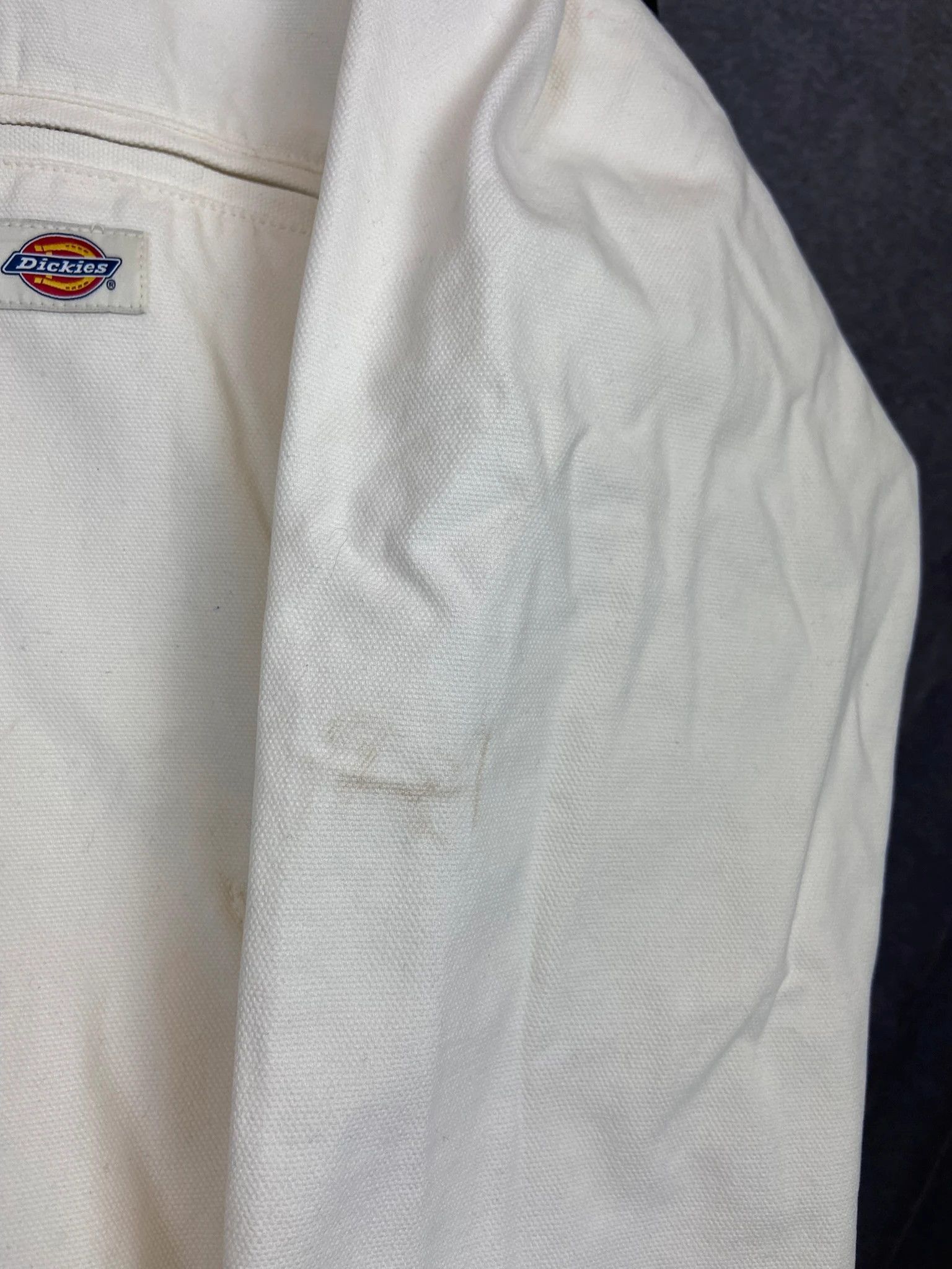 Dickies White Dickies Workwear Jacket Size L Vintage Size US L / EU 52-54 / 3 - 3 Thumbnail