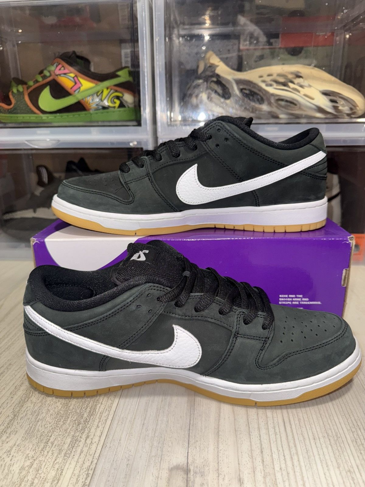Nike SB Nike SB Dunk Low Pro Black Gum Size US 12 / EU 45 - 3 Thumbnail
