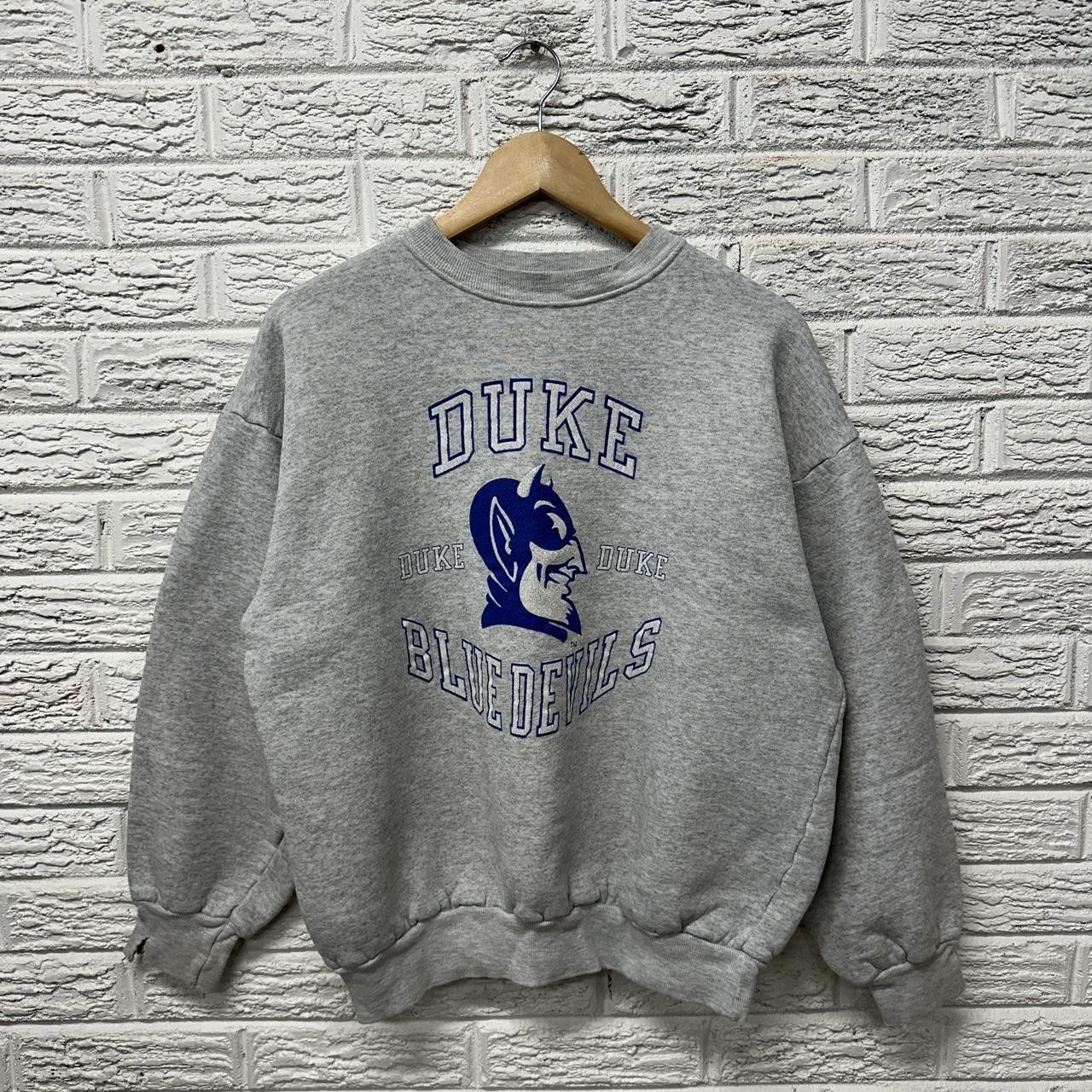 NCAA × Vintage Vintage Duke Blue Devils Sweatshirt Grey XL Size US XL / EU 56 / 4 - 2 Thumbnail